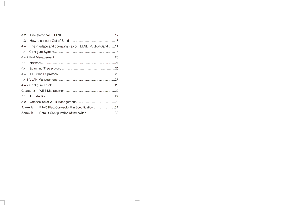 TP-Link TL-SL3226P manual Annex a 