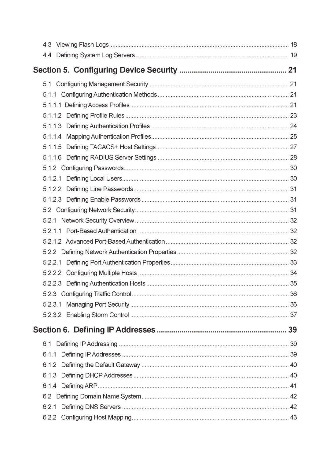 TP-Link TL-SL3428, TL-SL3452 manual Configuring Authentication Methods, Defining Access Profiles, Defining Profile Rules 