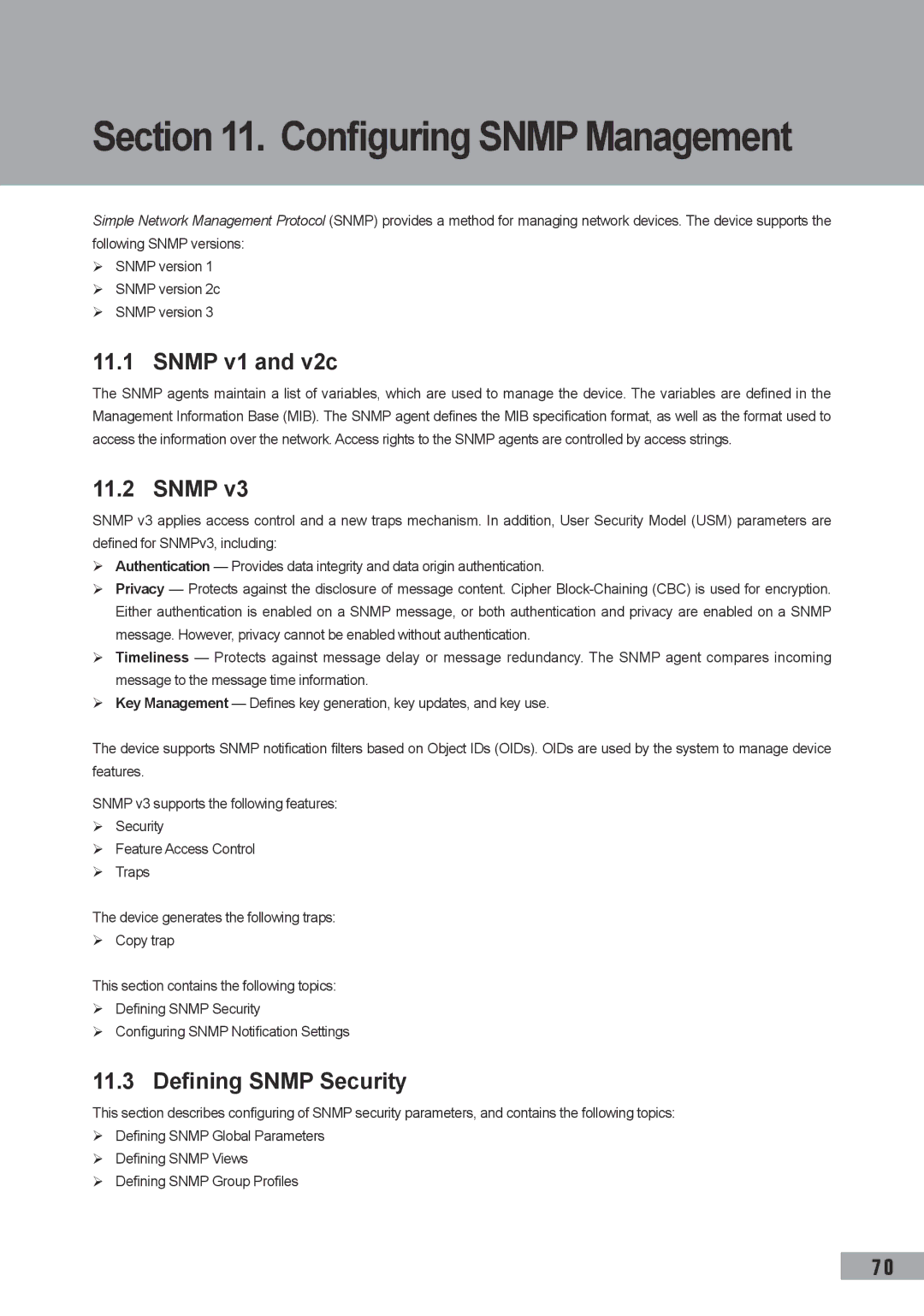 TP-Link TL-SG3109, TL-SL3452, TL-SL3428 manual Snmp v1 and v2c, Defining Snmp Security 