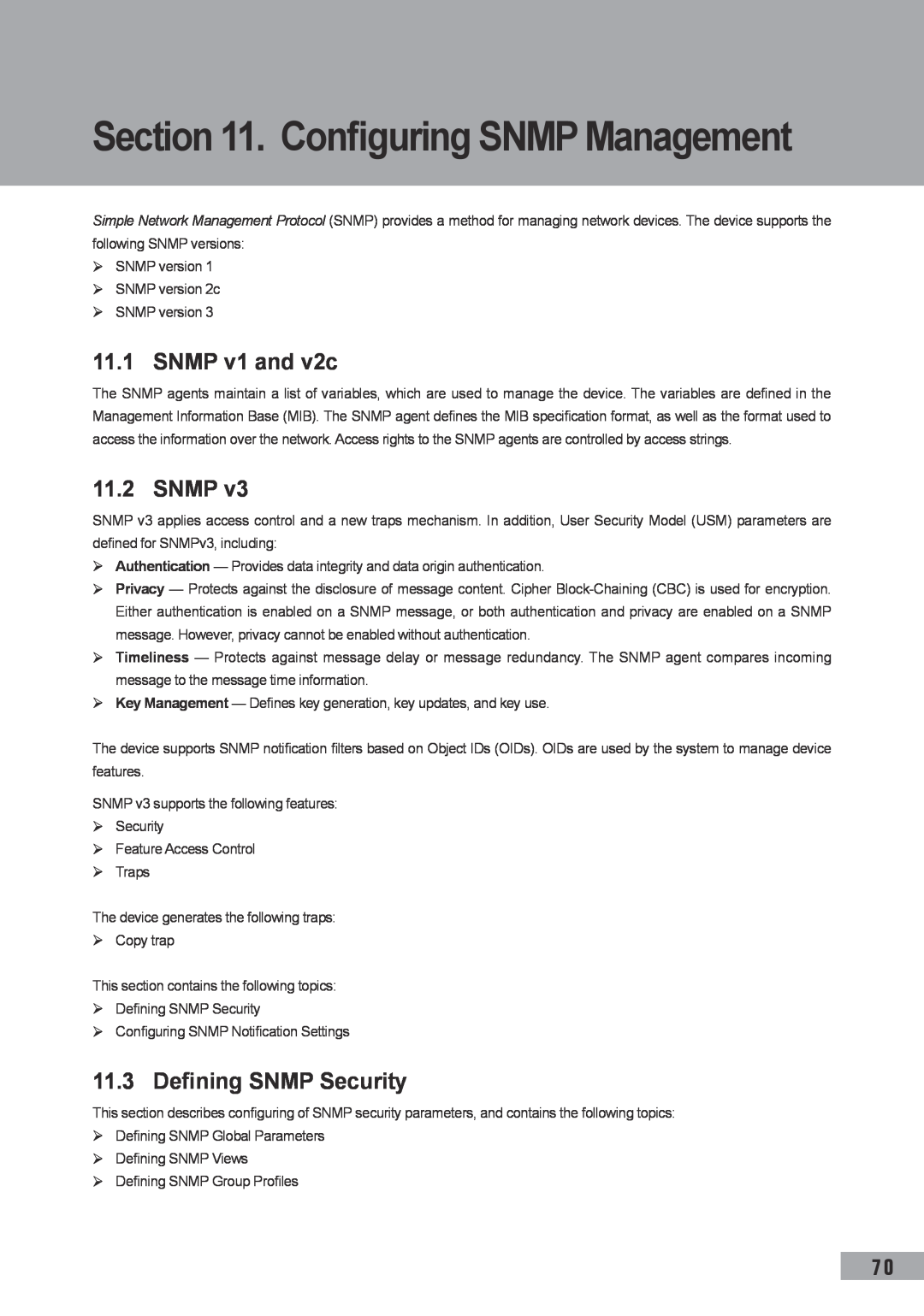 TP-Link TL-SG3109, TL-SL3452, TL-SL3428 manual SNMP v1 and v2c, Snmp, Defining SNMP Security, Configuring SNMP Management 