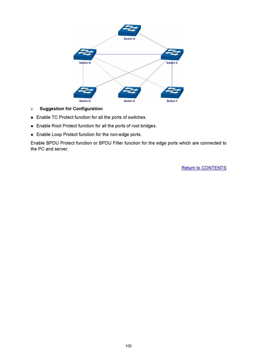 TP-Link TL-SL5428E manual ¾ Suggestion for Configuration 