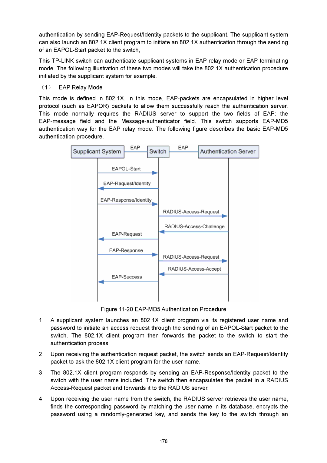 TP-Link TL-SL5428E manual 178 