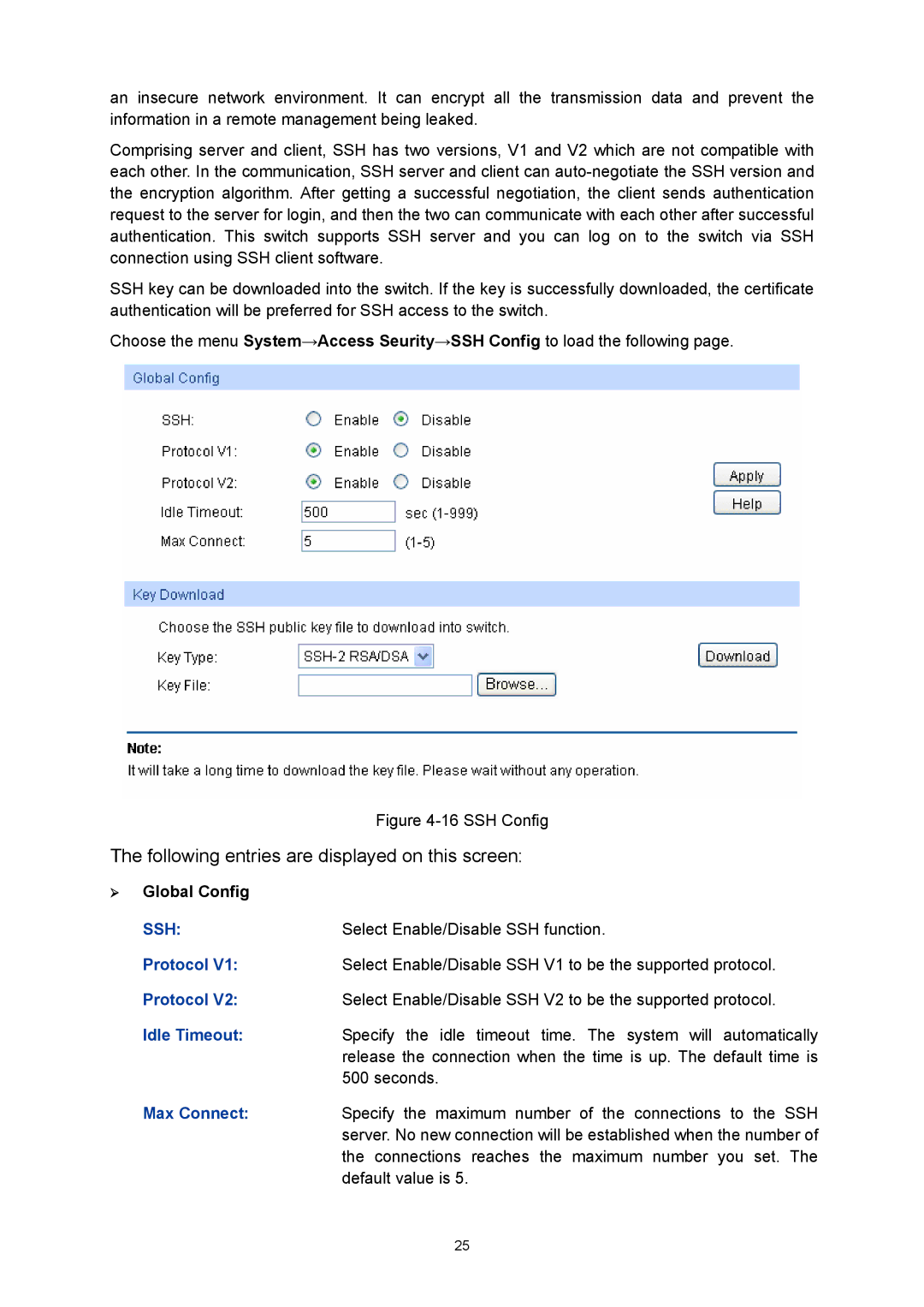 TP-Link TL-SL5428E manual Protocol, Idle Timeout, Max Connect 