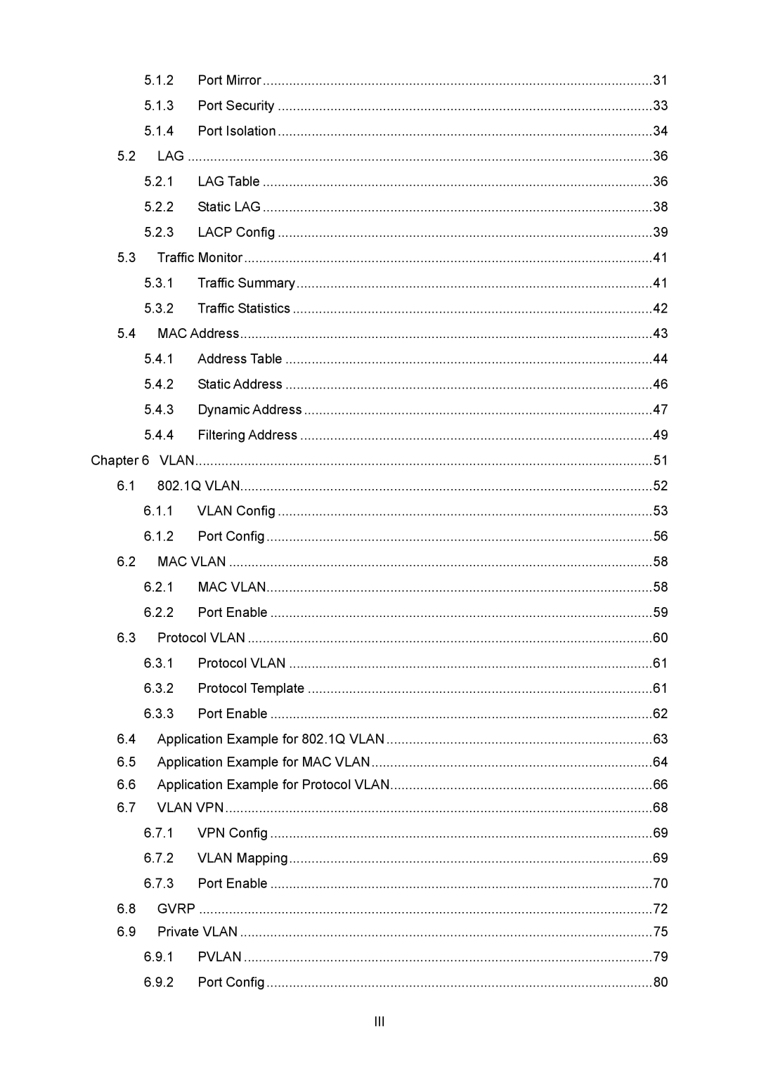 TP-Link TL-SL5428E manual Gvrp 