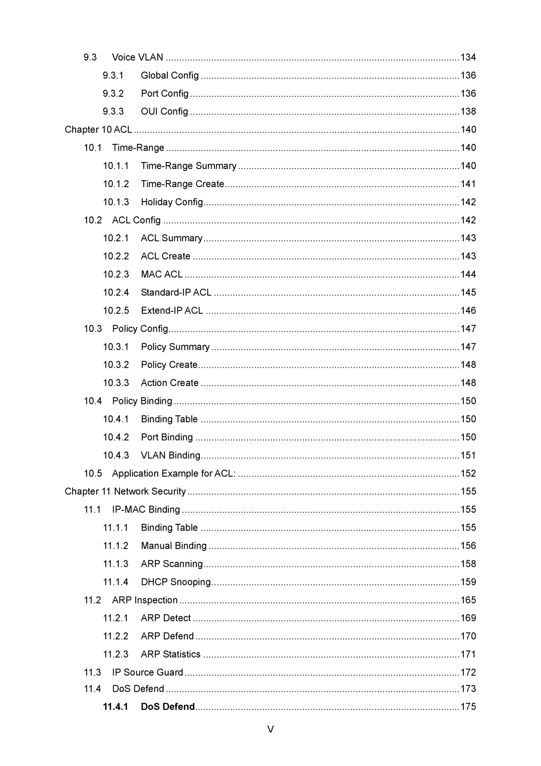 TP-Link TL-SL5428E manual 11.4.1 