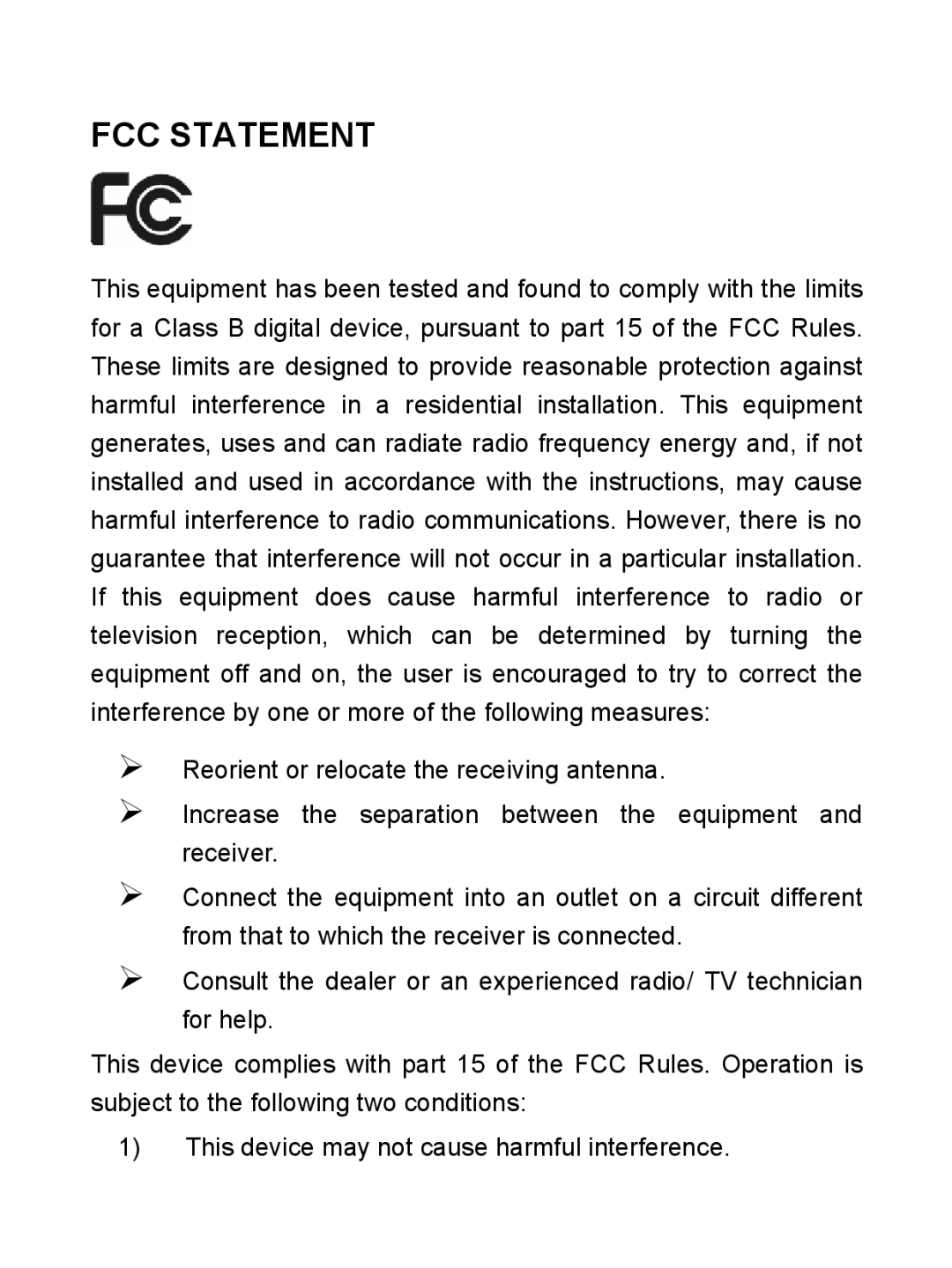 TP-Link TL-SM221A, TL-SM221B manual FCC Statement 