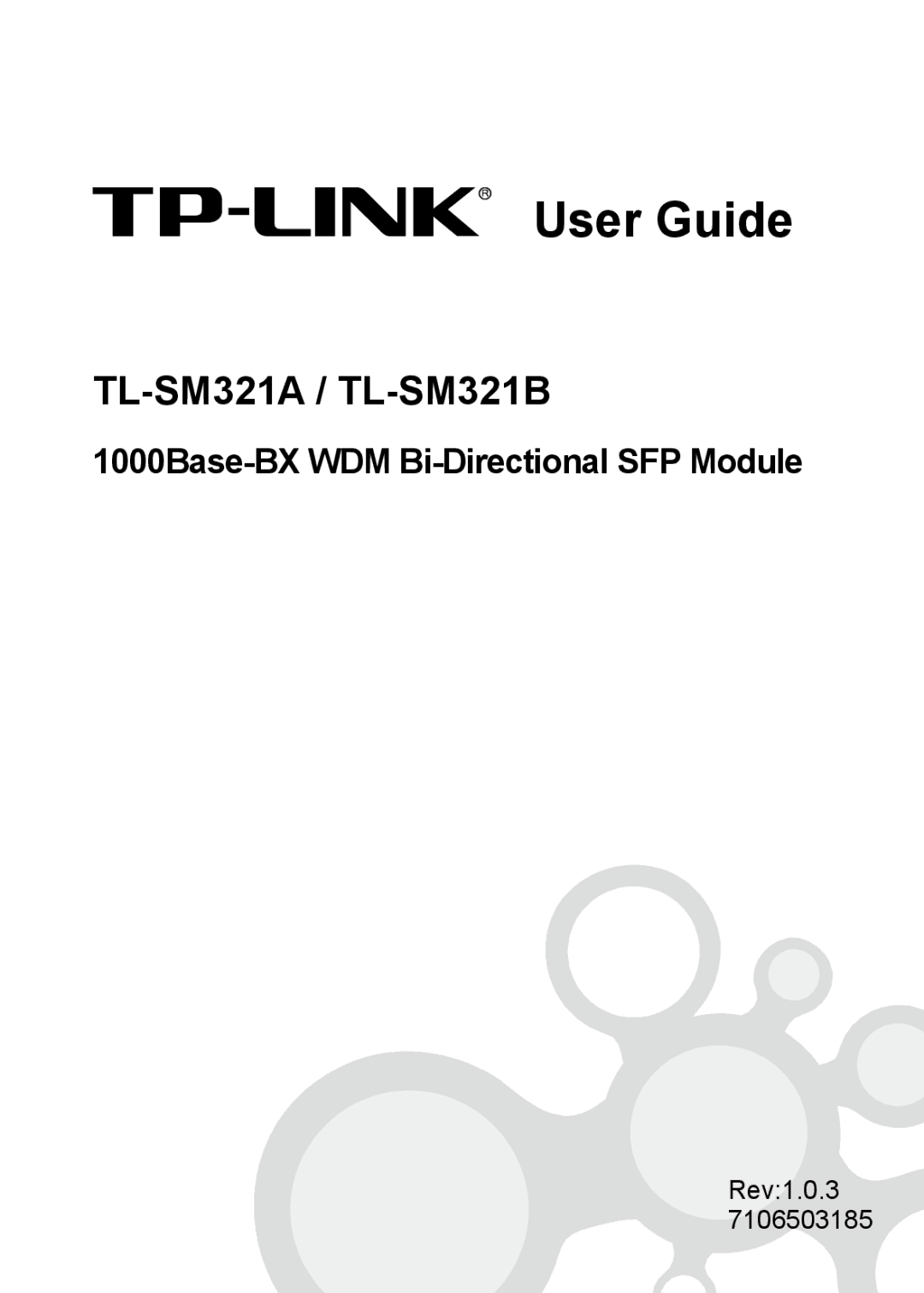 TP-Link TL-SM321B, TL-SM321A manual User Guide 