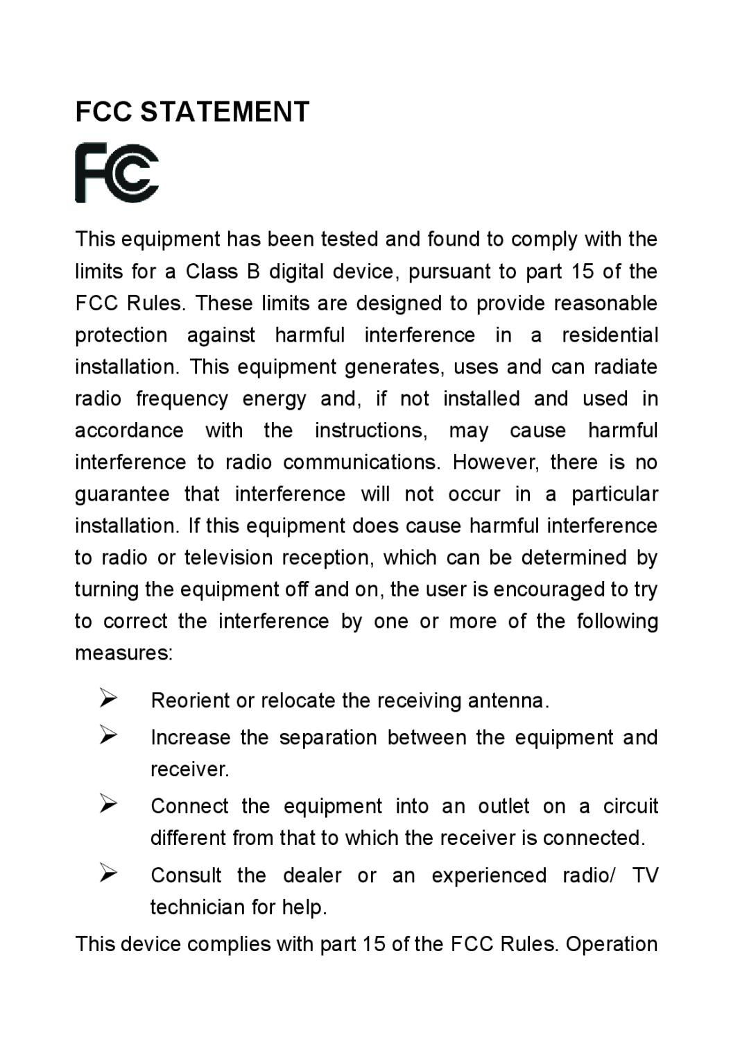 TP-Link TL-SM321B, TL-SM321A manual FCC Statement 