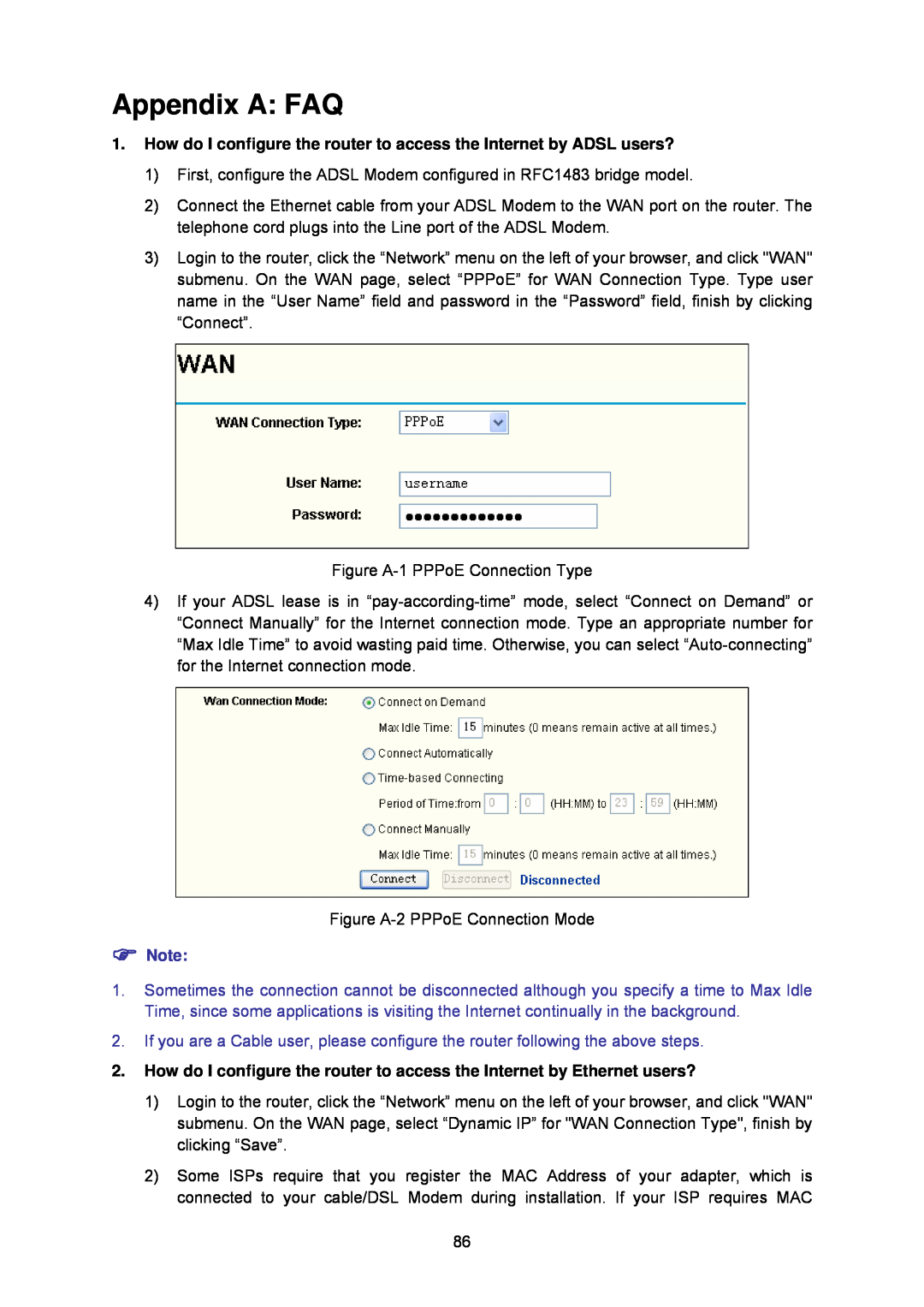 TP-Link TL-WA5110G manual Appendix A FAQ 