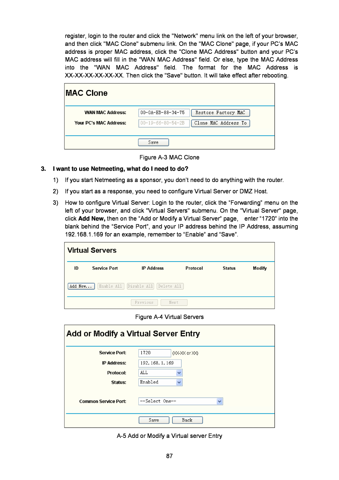 TP-Link TL-WA5110G manual I want to use Netmeeting, what do I need to do? 