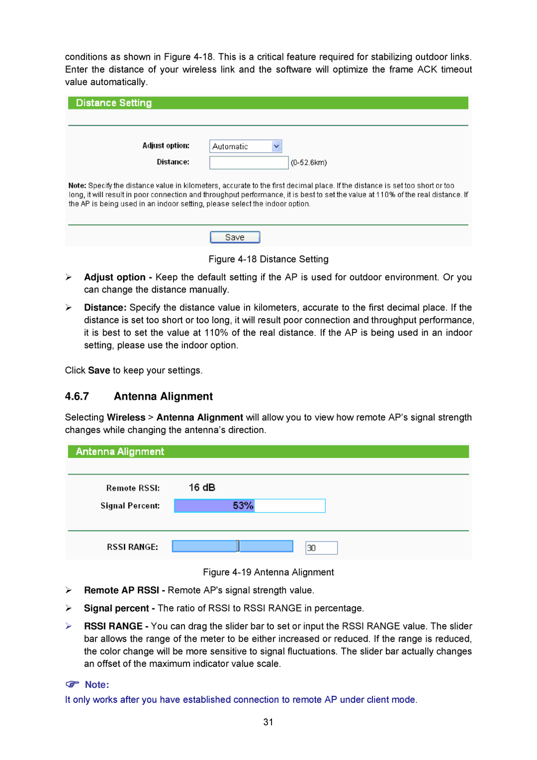 TP-Link TL-WA5210G manual Antenna Alignment 