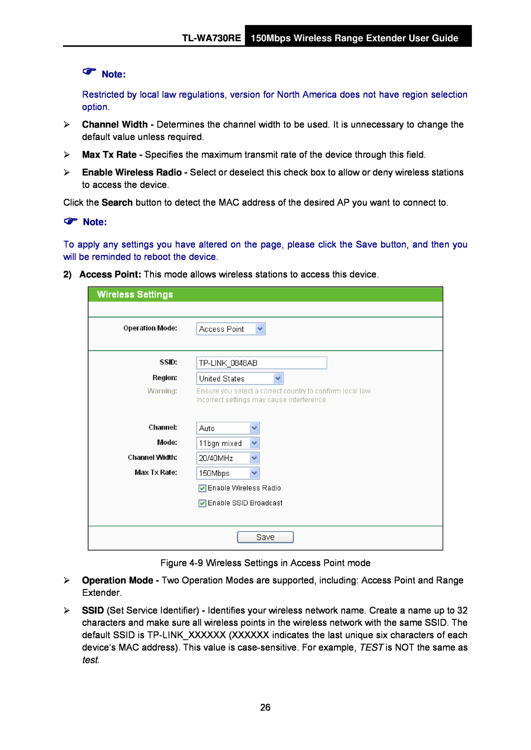 TP-Link manual TL-WA730RE 150Mbps Wireless Range Extender User Guide 