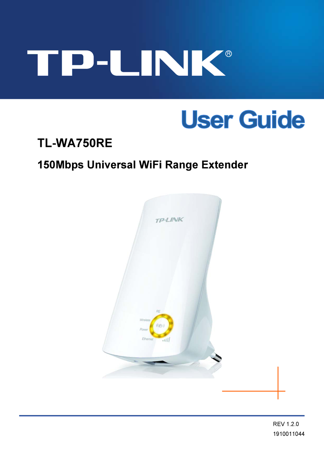 TP-Link TL-WA750RE manual 