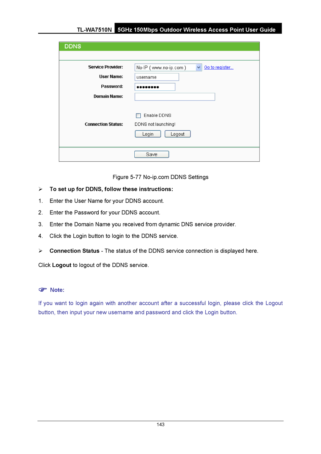 TP-Link TL-WA7510N manual 143 