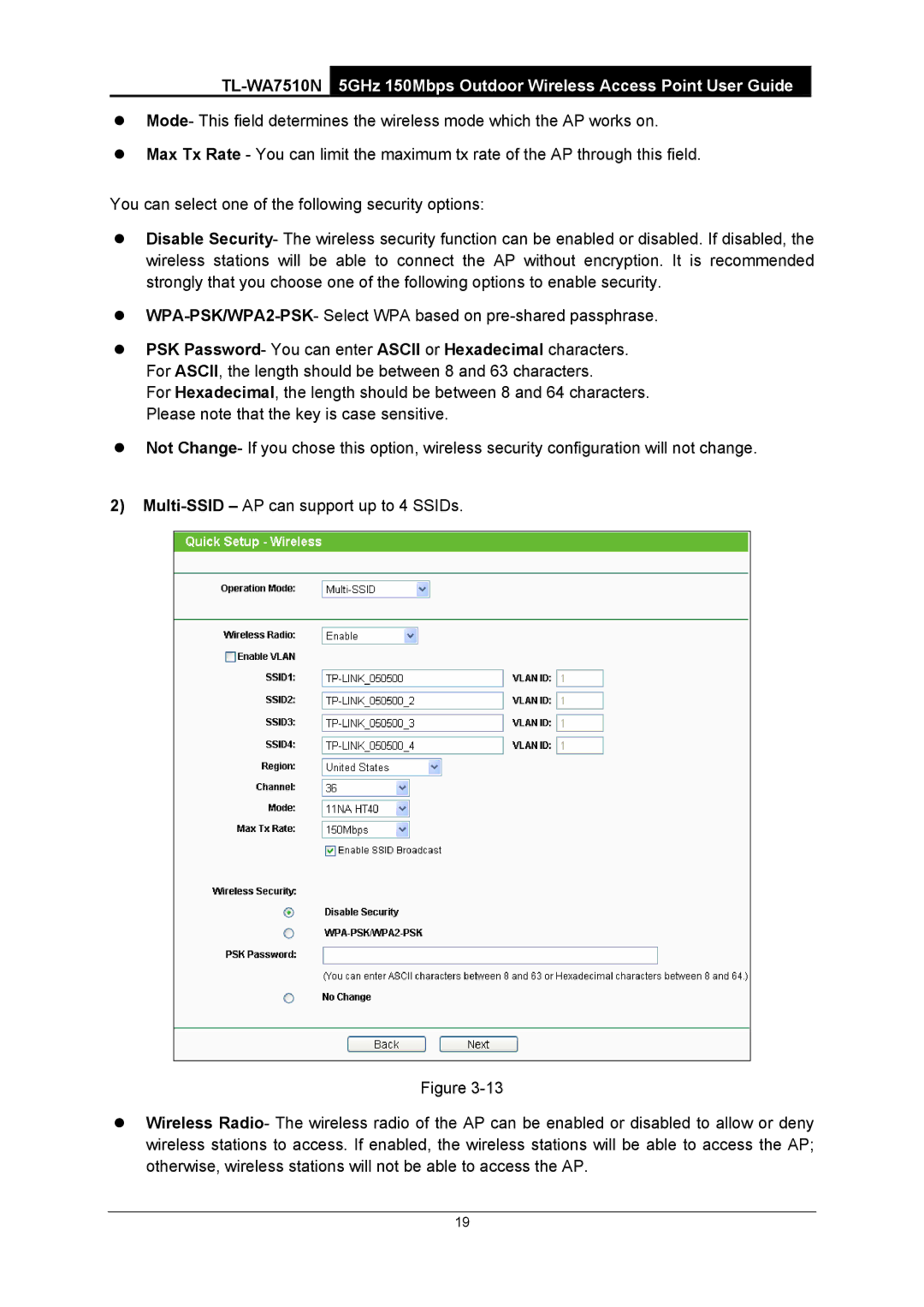 TP-Link TL-WA7510N manual 