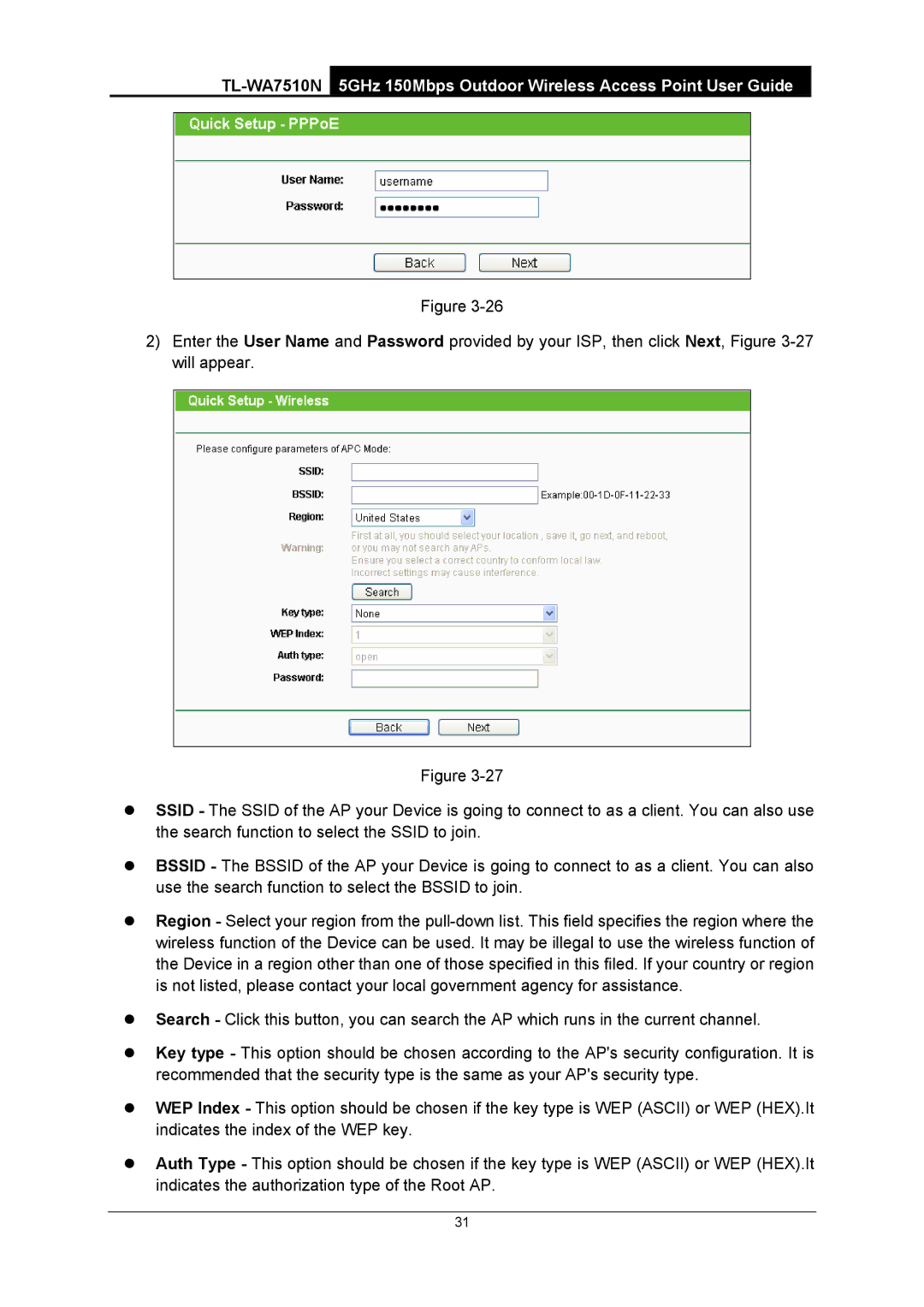 TP-Link TL-WA7510N manual 