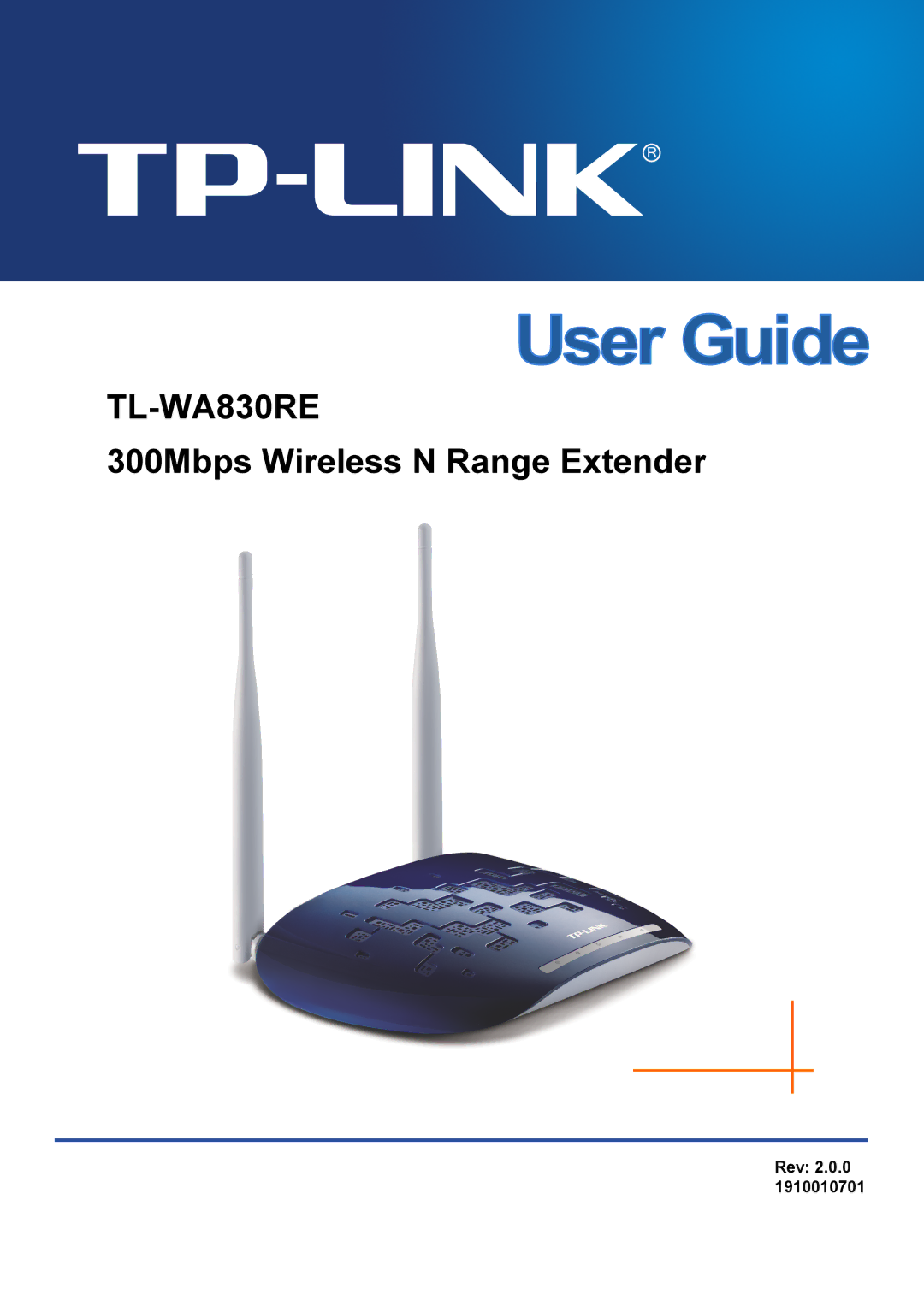 TP-Link TL-WA830RE manual 