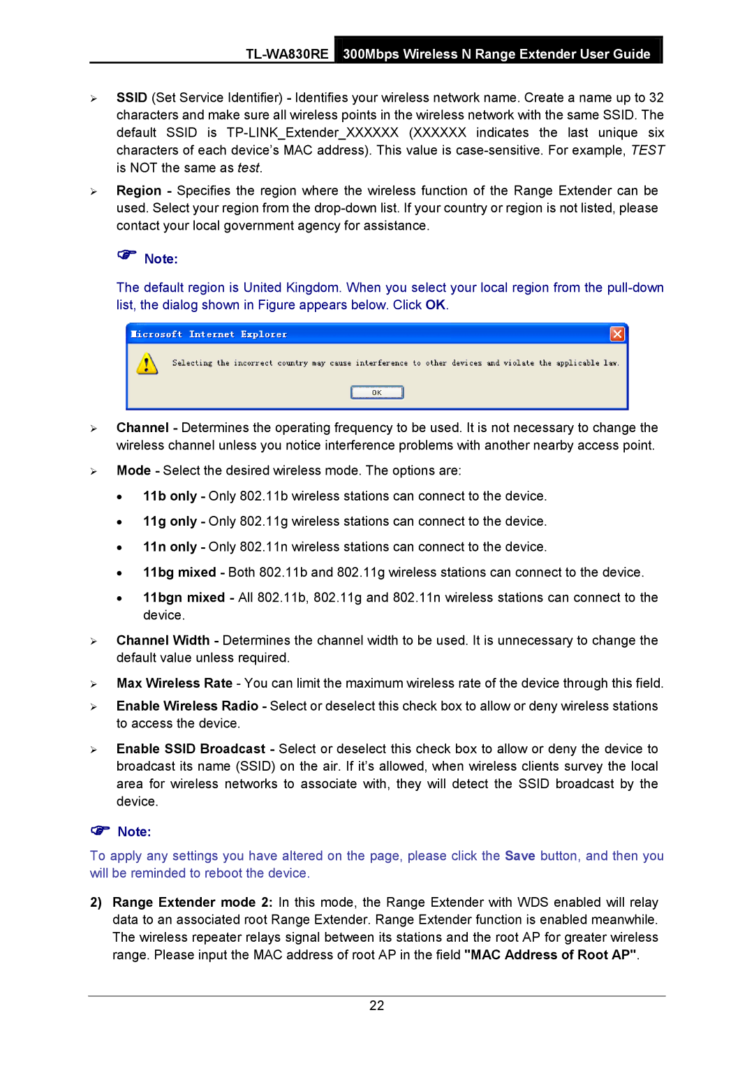 TP-Link manual TL-WA830RE 300Mbps Wireless N Range Extender User Guide 