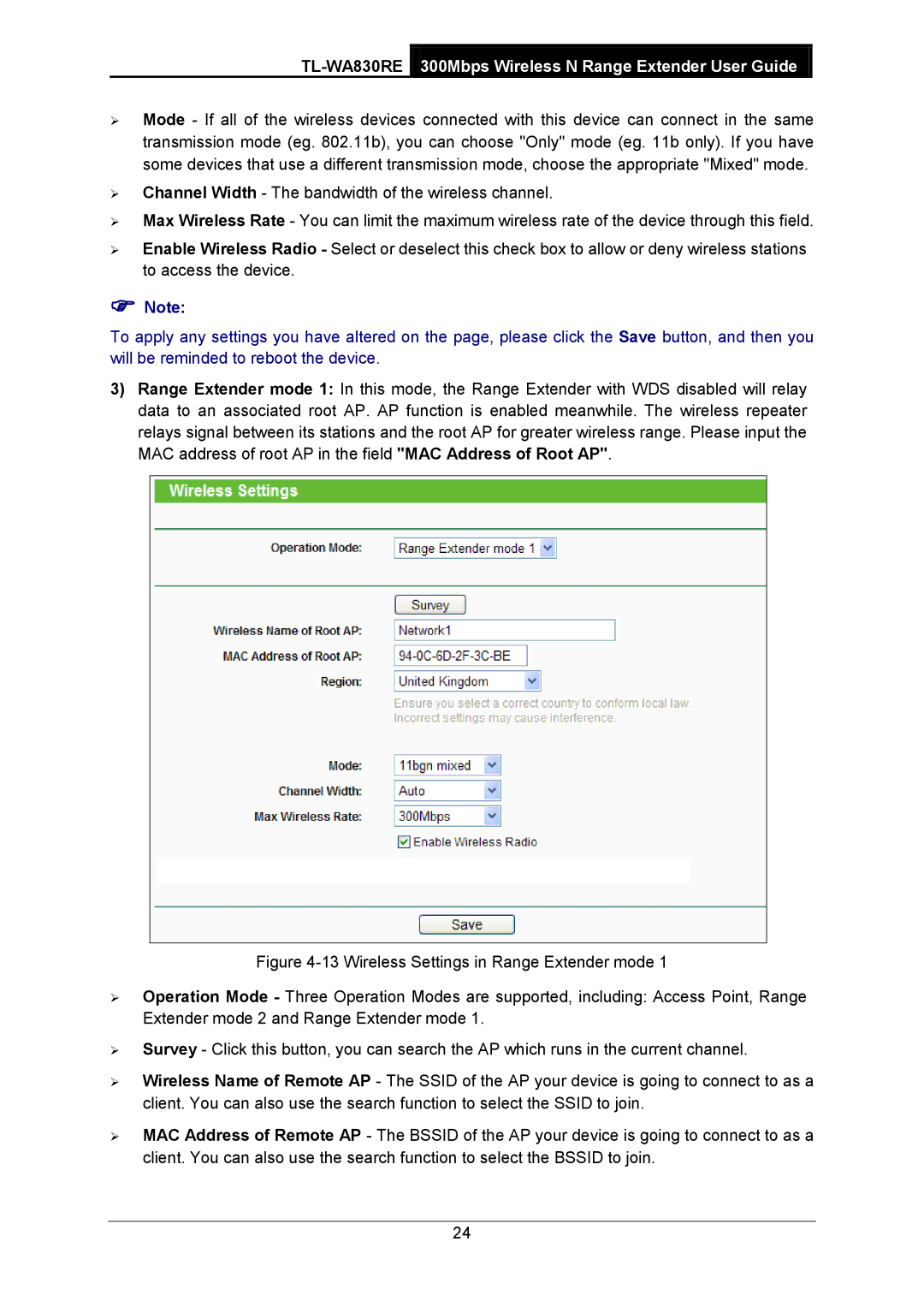 TP-Link manual TL-WA830RE 300Mbps Wireless N Range Extender User Guide 