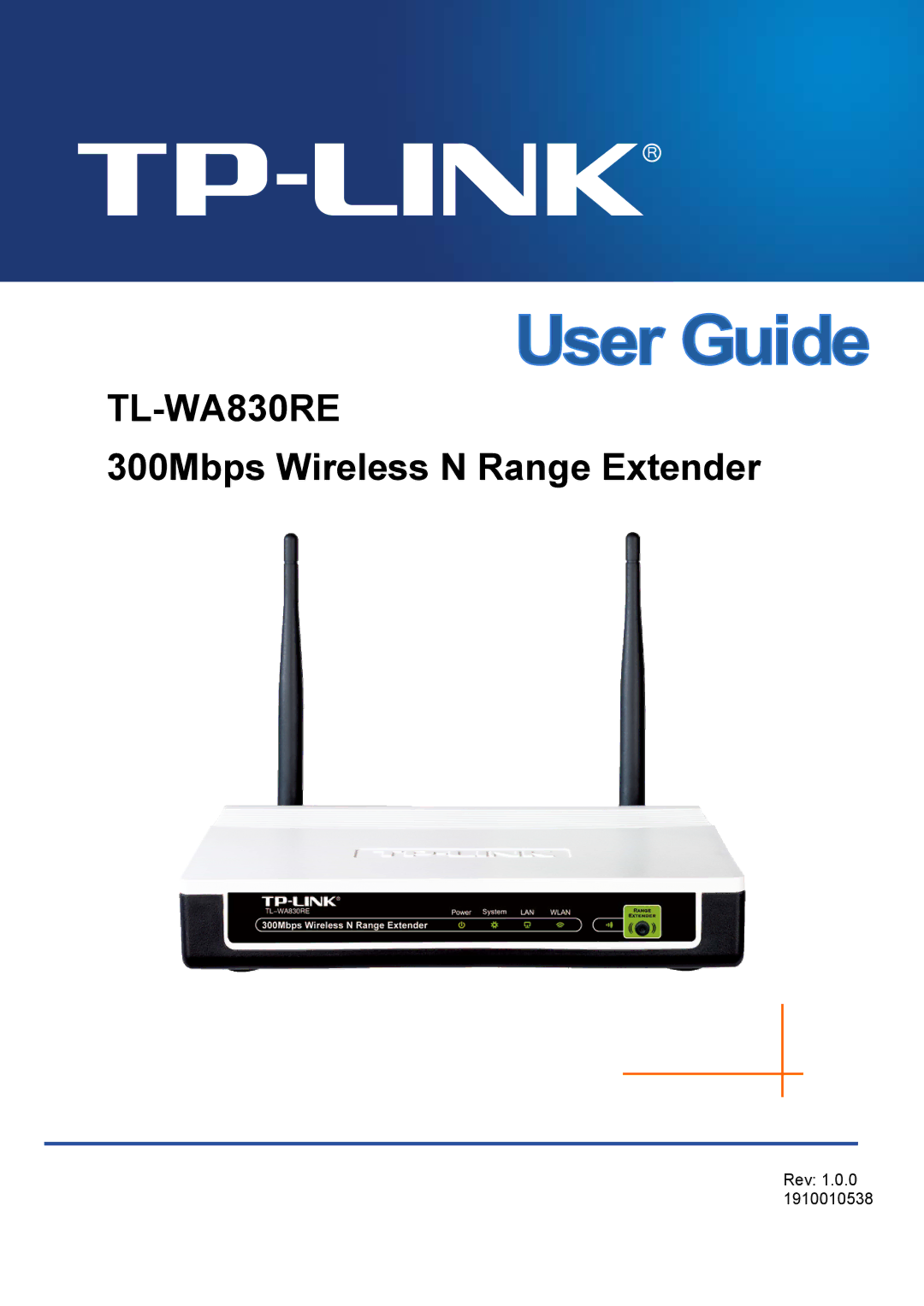 TP-Link TL-WA830RE manual 