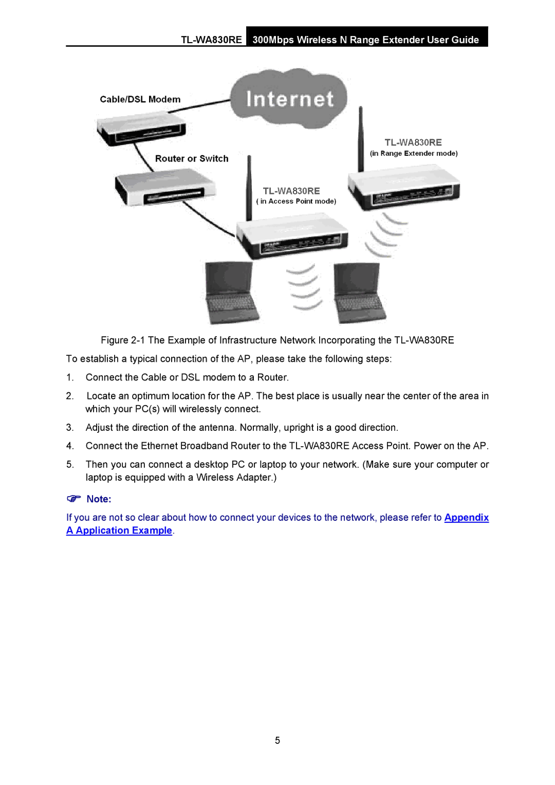 TP-Link manual TL-WA830RE300Mbps Wireless N Range Extender User Guide 