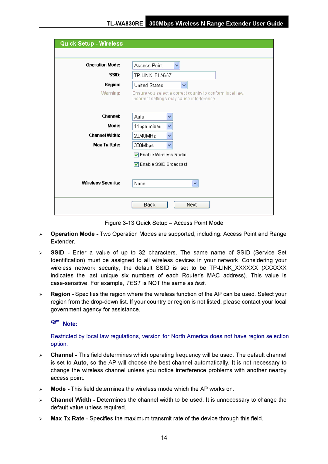 TP-Link manual TL-WA830RE300Mbps Wireless N Range Extender User Guide 