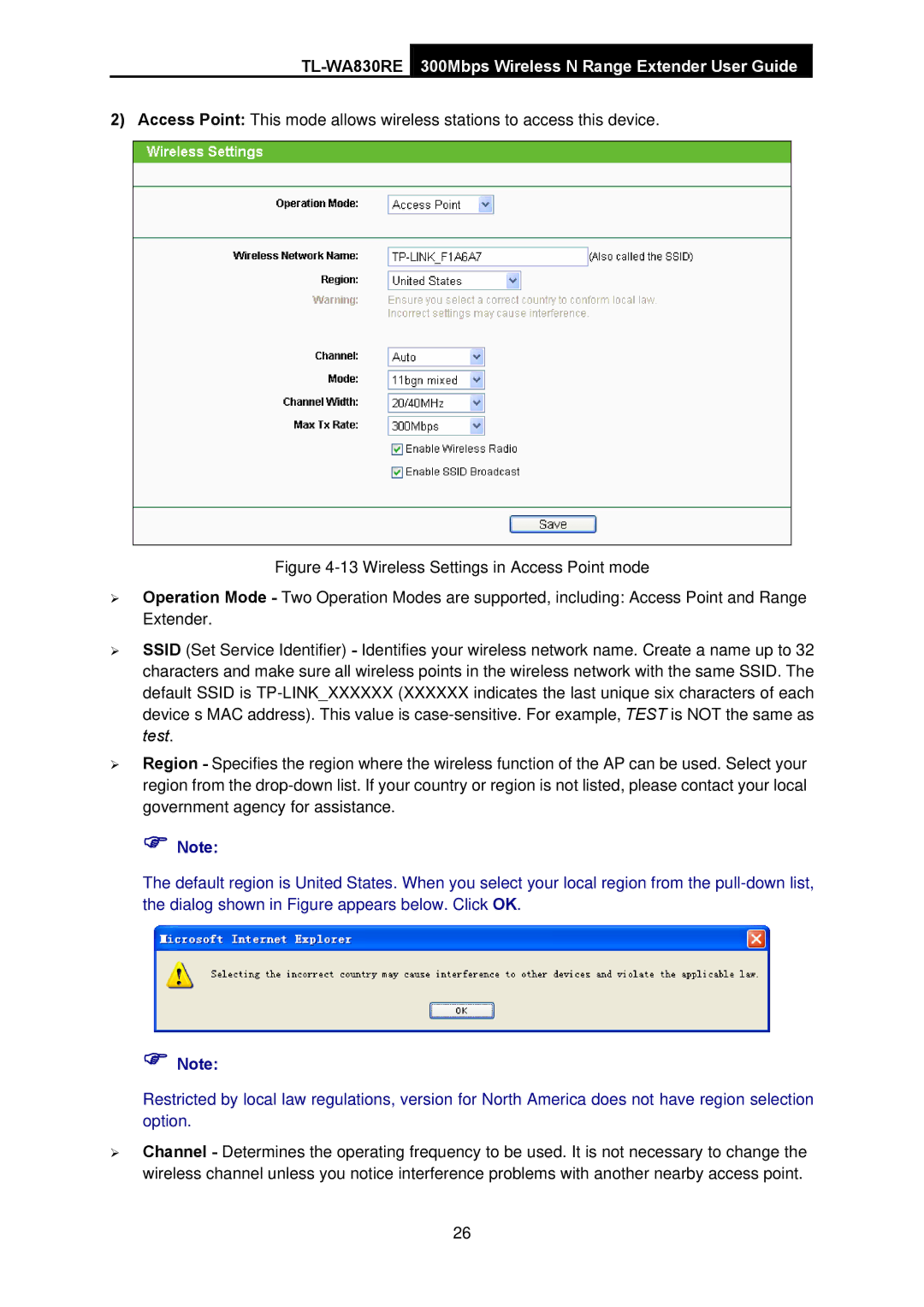 TP-Link manual TL-WA830RE300Mbps Wireless N Range Extender User Guide 