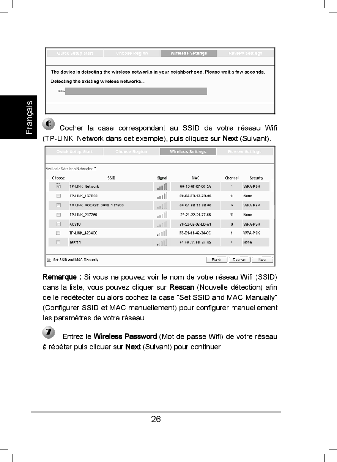 TP-Link TL-WA850RE manual Français 