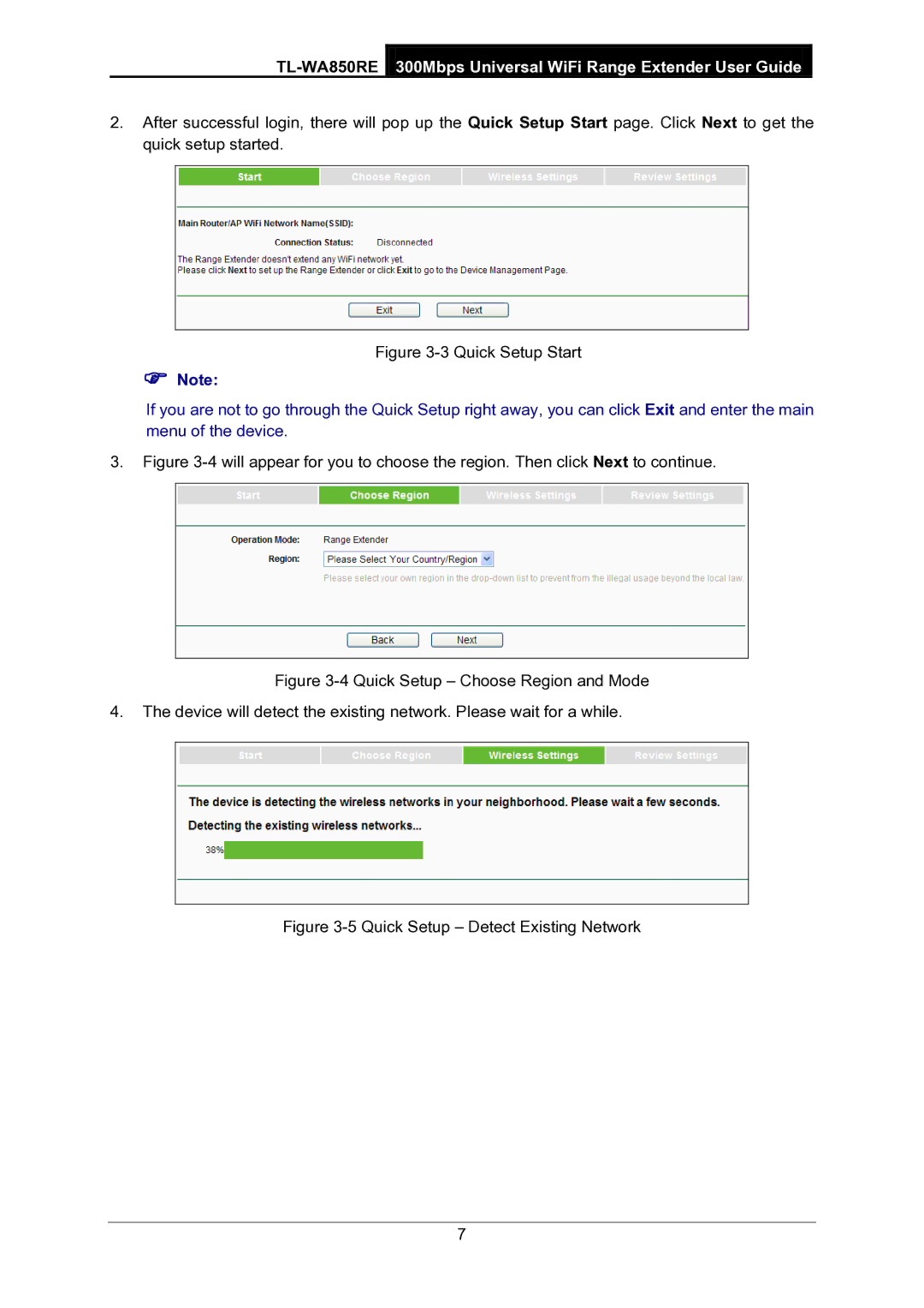 TP-Link TL-WA850RE manual Quick Setup Start 