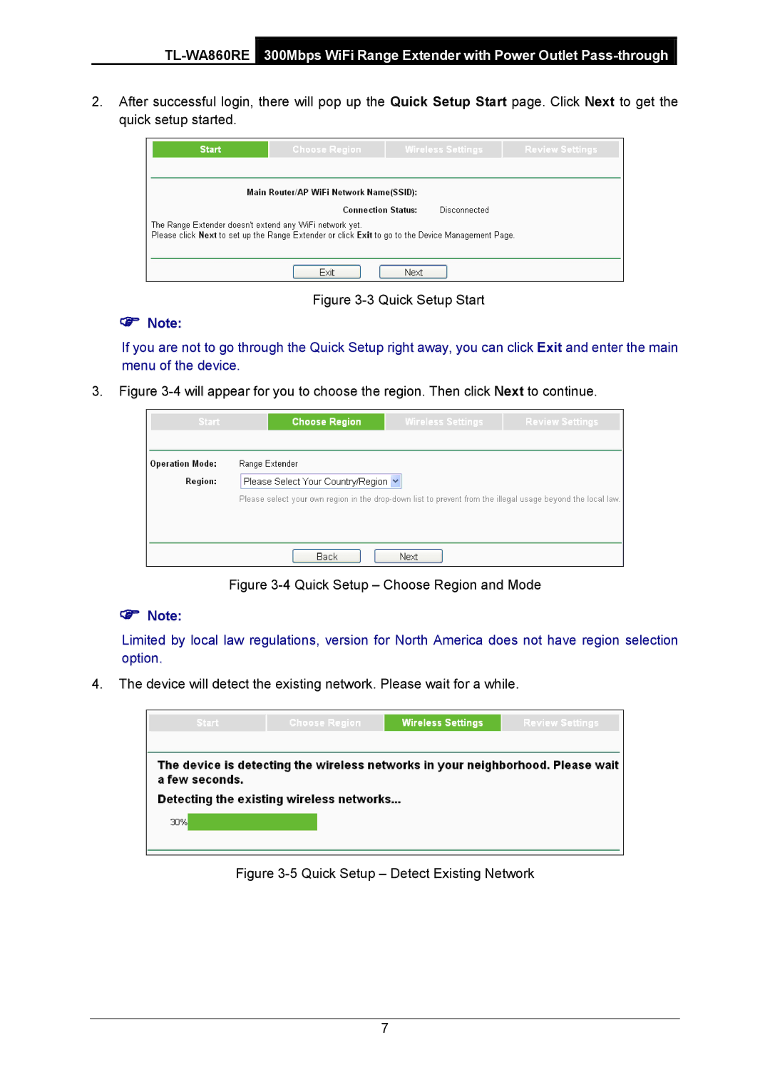 TP-Link TL-WA860RE manual Quick Setup Start 