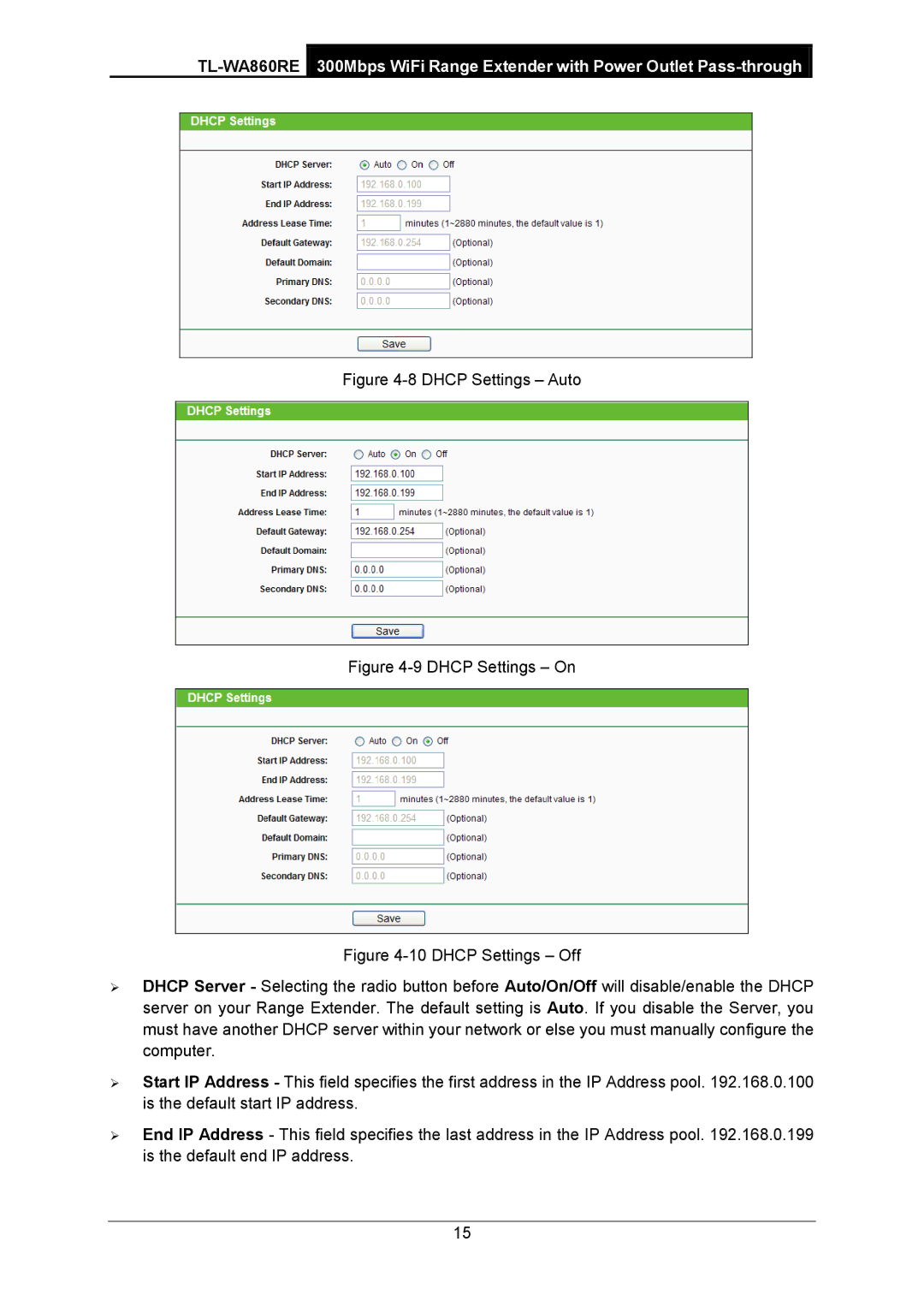 TP-Link TL-WA860RE manual 