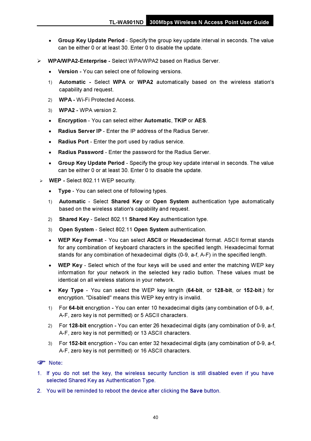 TP-Link TL-WA901ND manual 