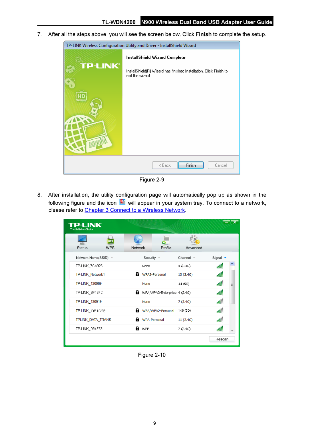 TP-Link manual TL-WDN4200N900 Wireless Dual Band USB Adapter User Guide 