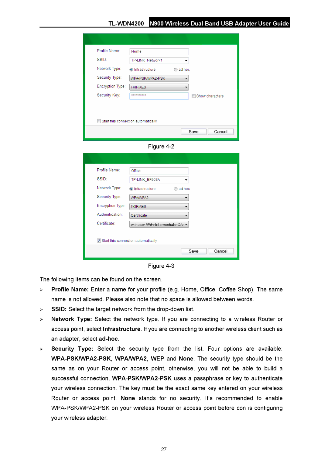 TP-Link TL-WDN4200 manual N900 Wireless Dual Band USB Adapter User Guide 