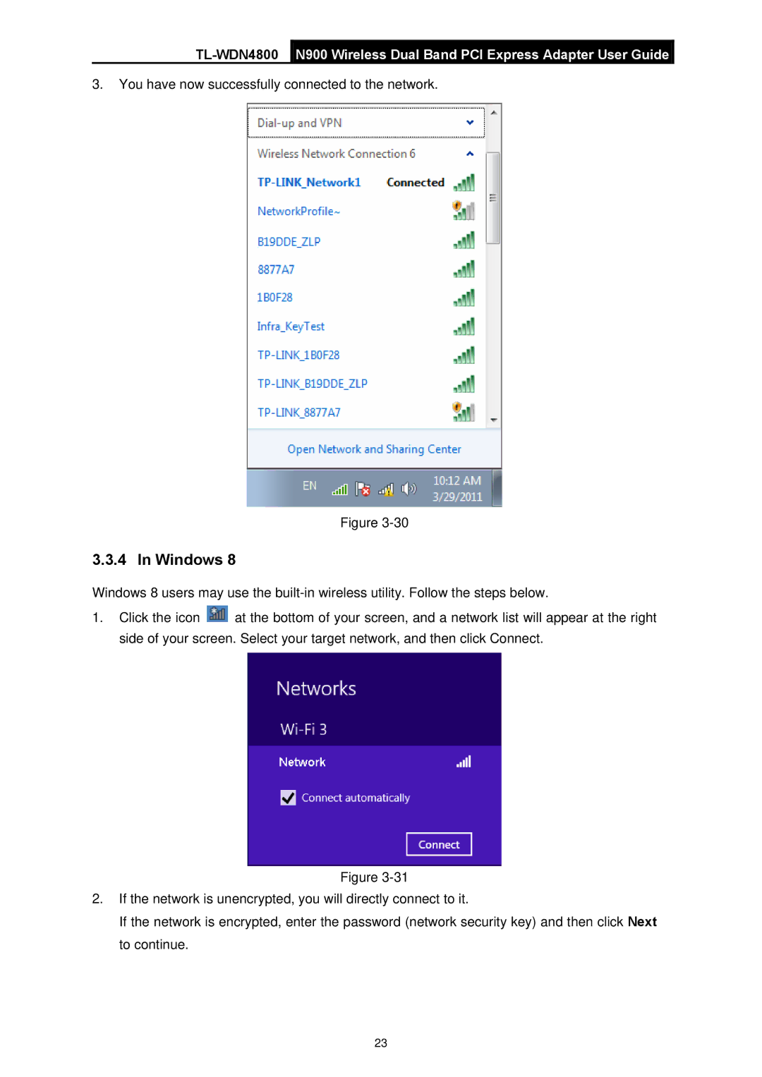 TP-Link TL-WDN4800 manual Windows 