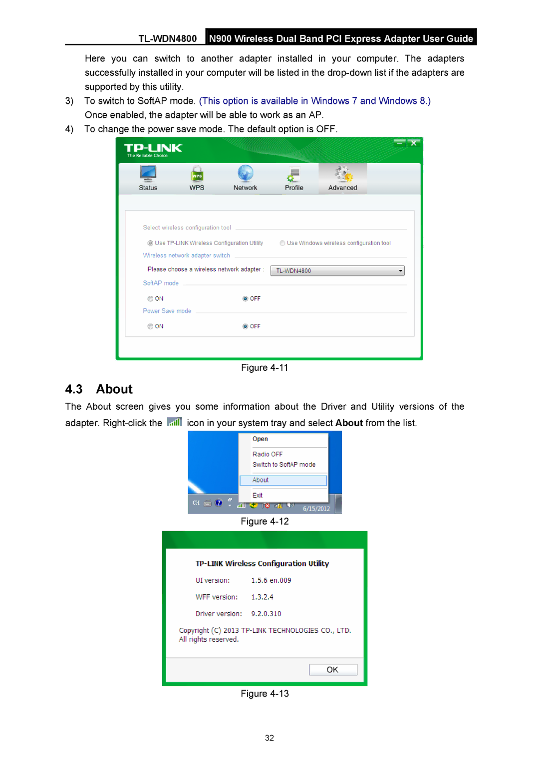 TP-Link TL-WDN4800 manual About 