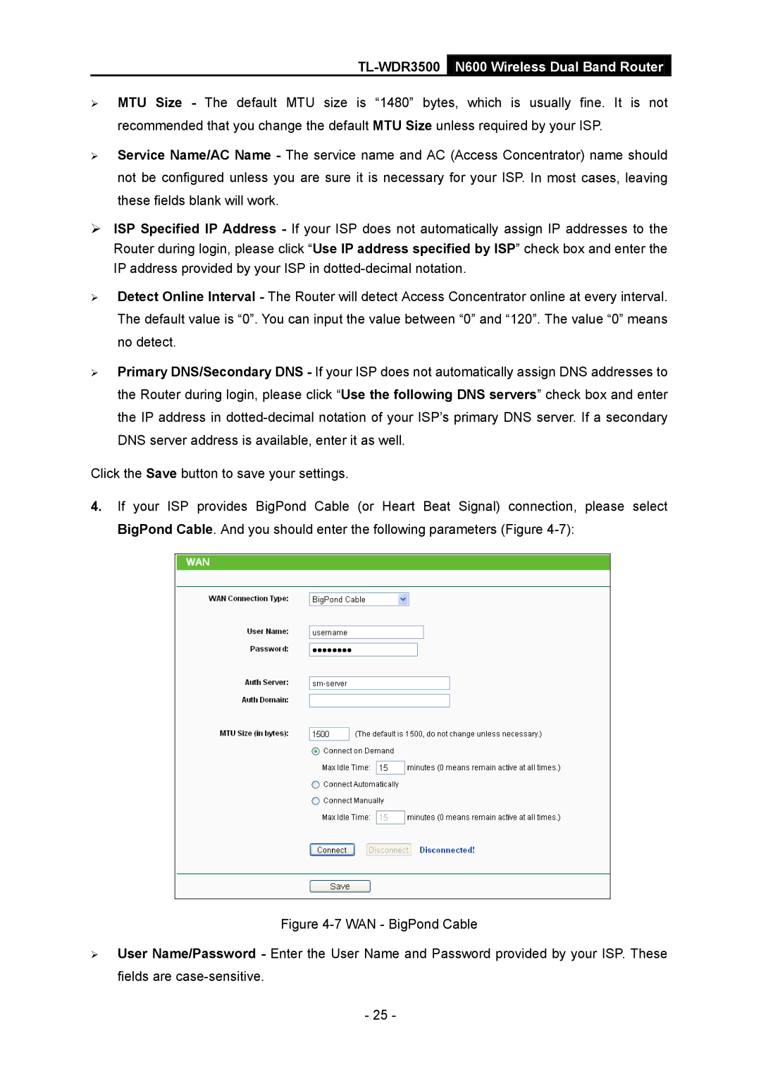 TP-Link manual TL-WDR3500N600 Wireless Dual Band Router 