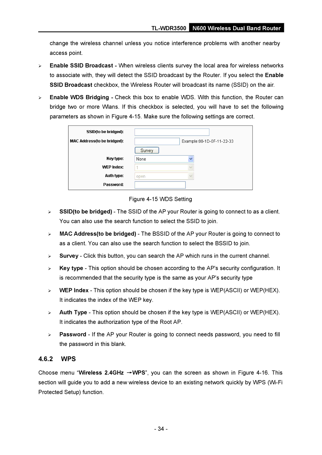 TP-Link TL-WDR3500 manual 2 WPS 