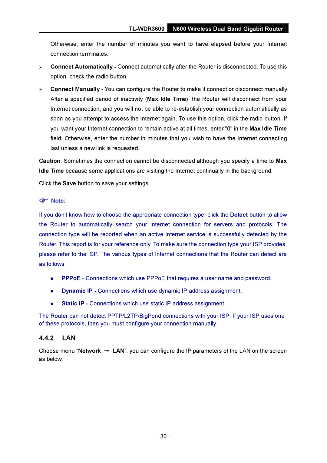 TP-Link TL-WDR3600 manual 2 LAN 