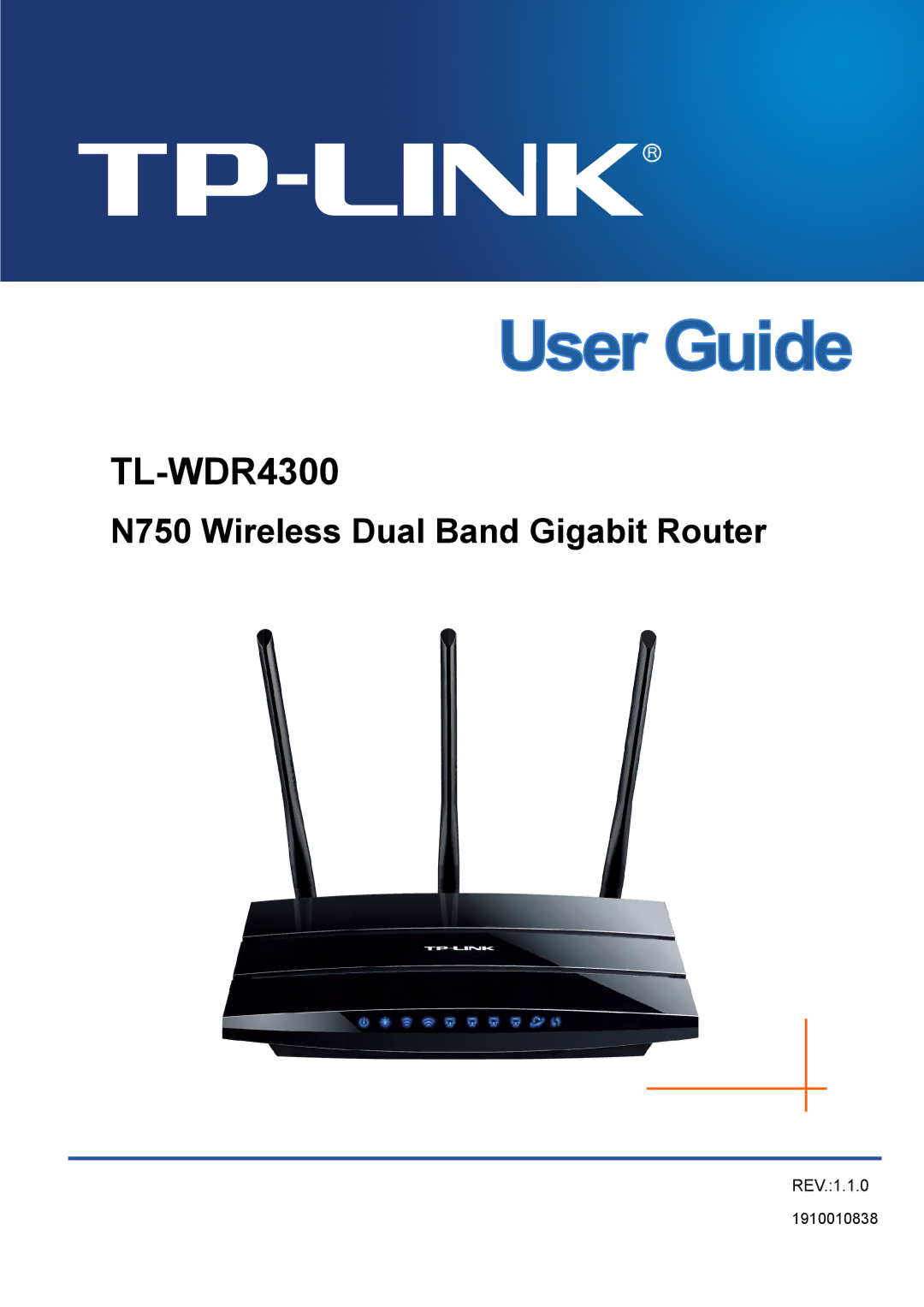 TP-Link TL-WDR4300 manual 