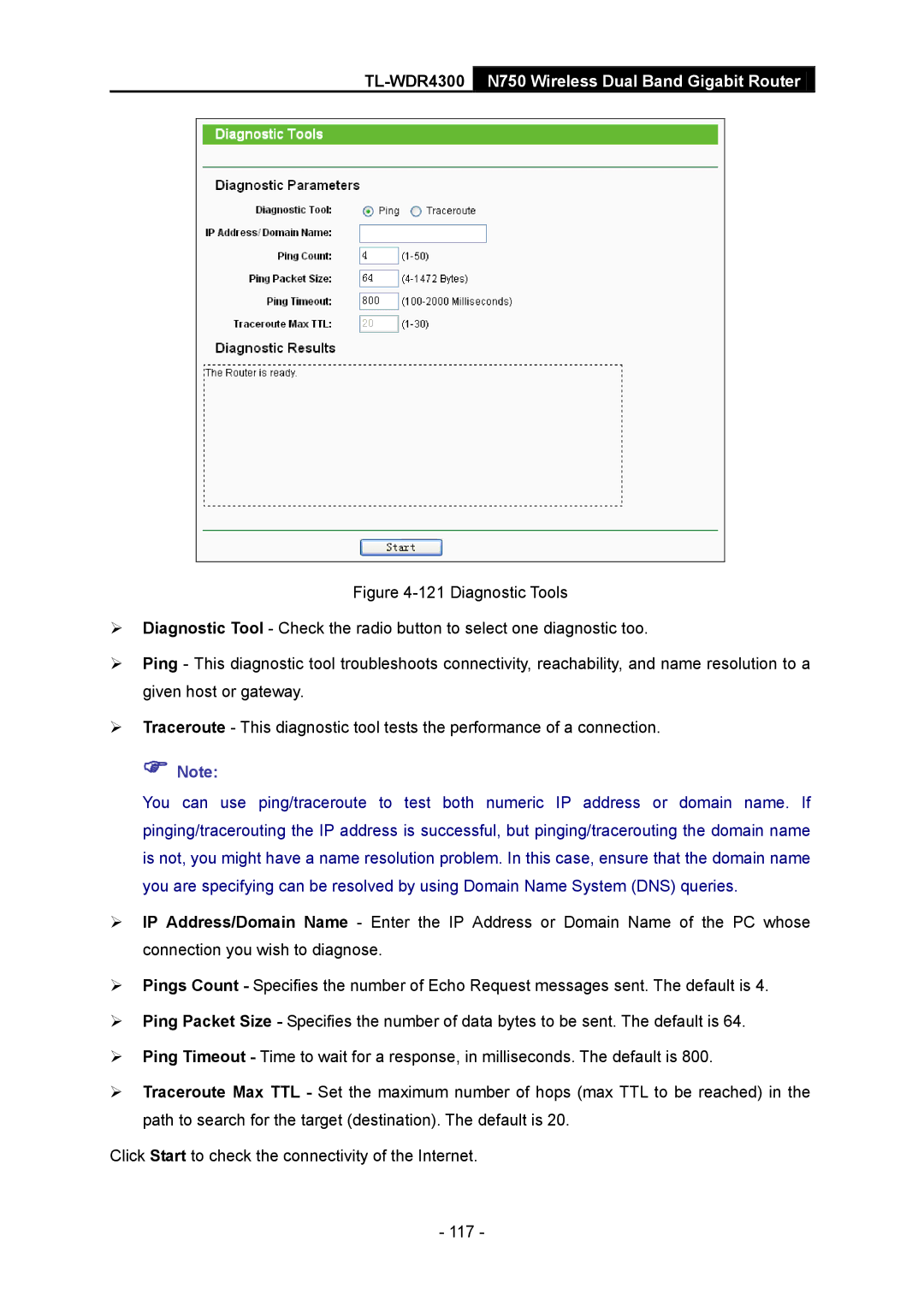 TP-Link manual TL-WDR4300N750 Wireless Dual Band Gigabit Router 