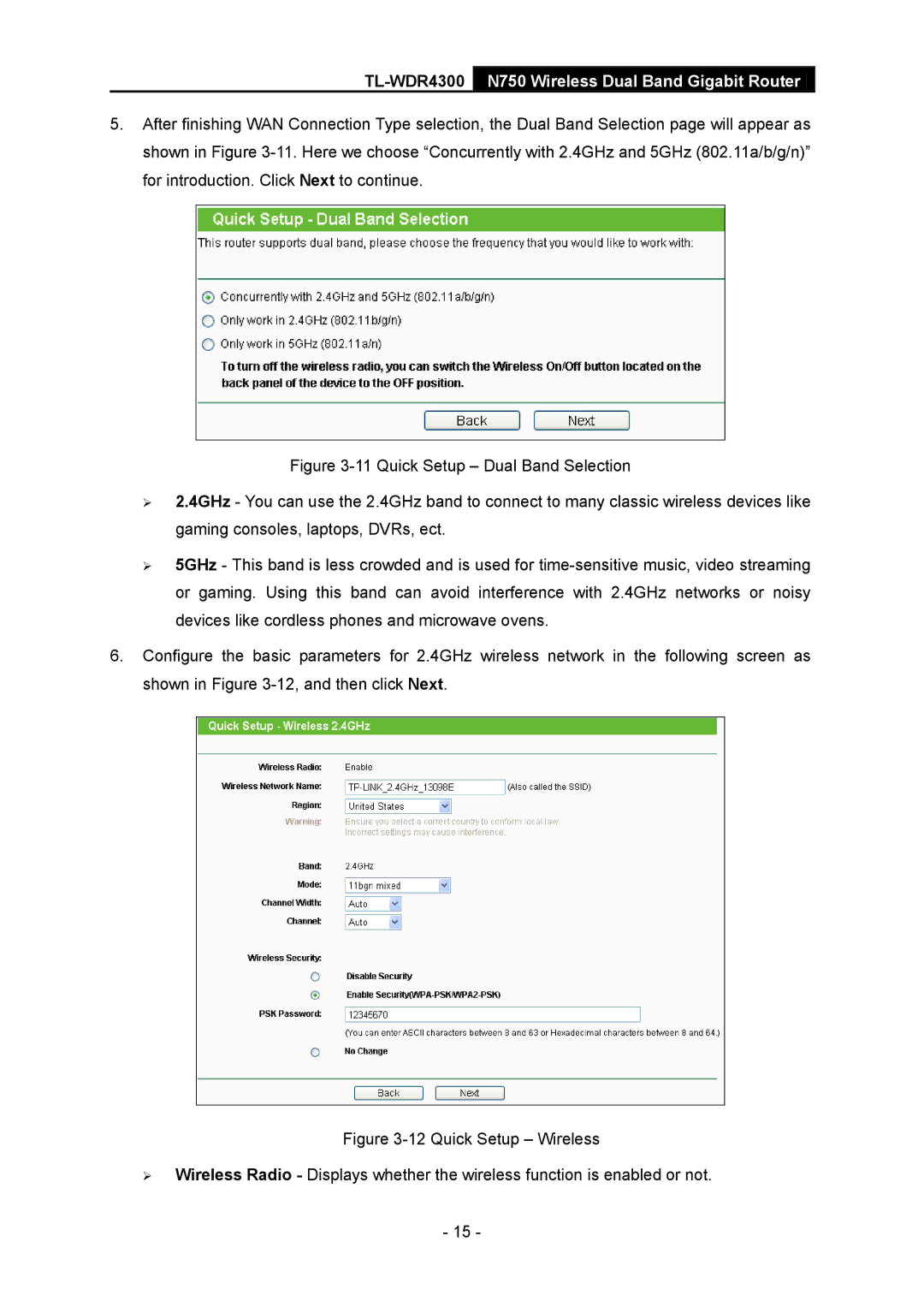 TP-Link manual TL-WDR4300N750 Wireless Dual Band Gigabit Router 