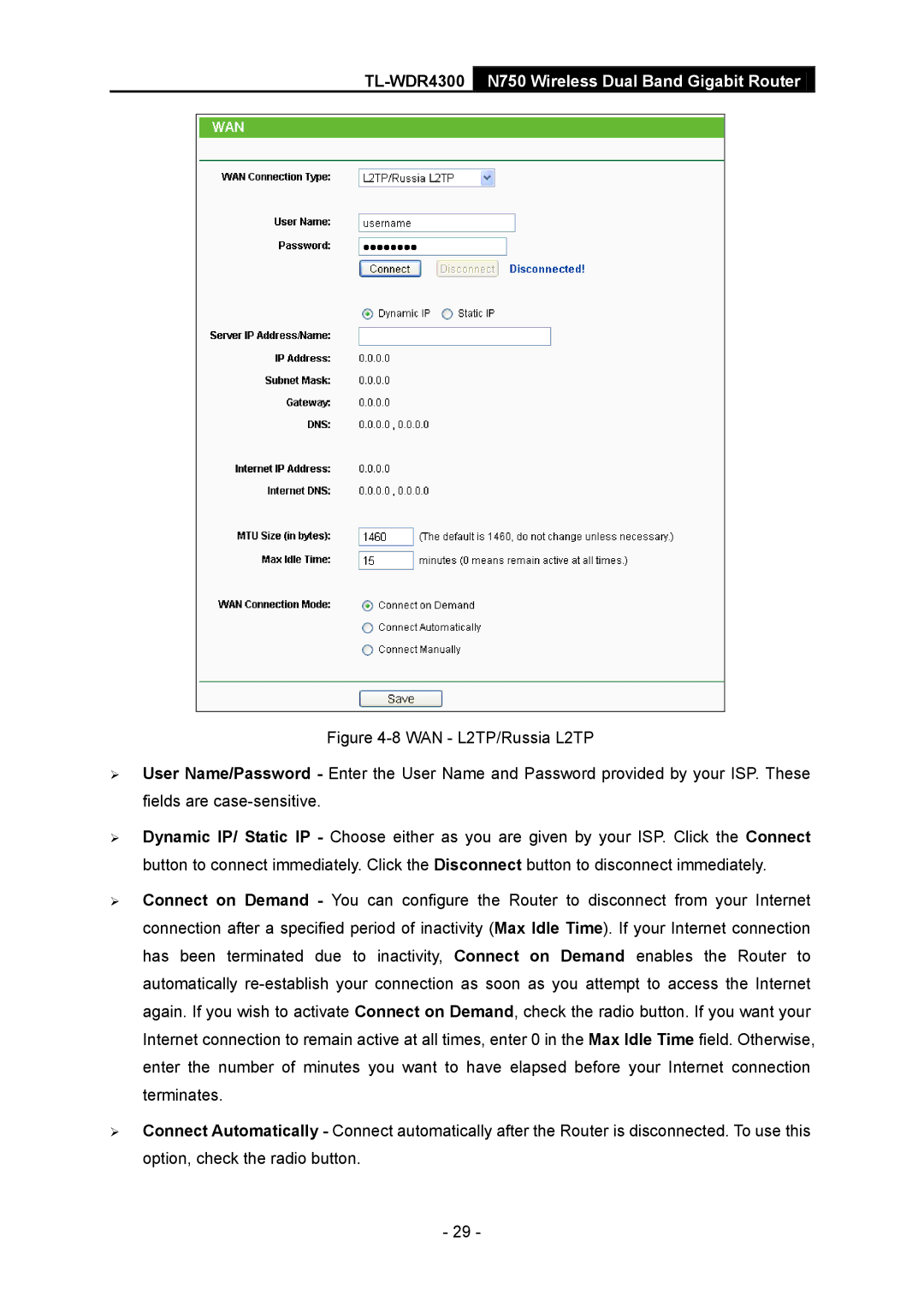 TP-Link manual TL-WDR4300N750 Wireless Dual Band Gigabit Router 