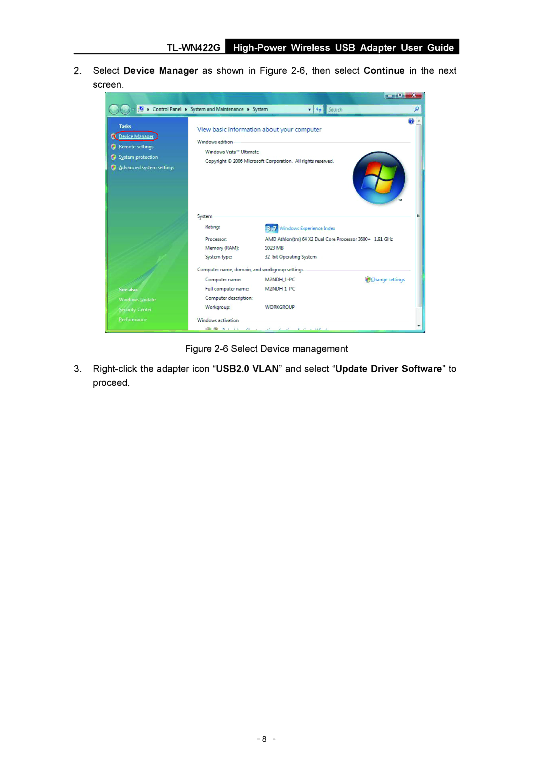 TP-Link manual TL-WN422GHigh-Power Wireless USB Adapter User Guide 