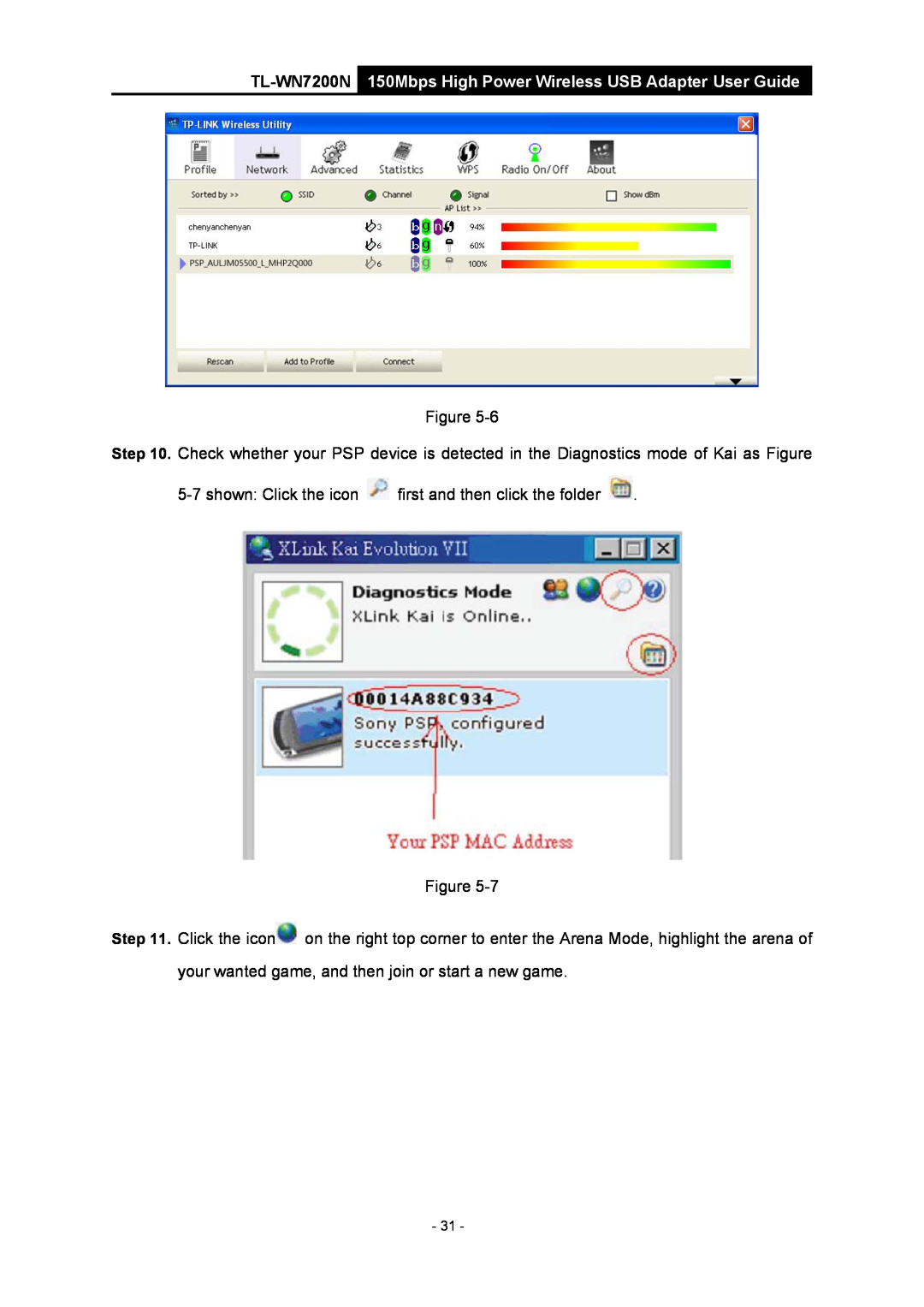 TP-Link manual TL-WN7200N 150Mbps High Power Wireless USB Adapter User Guide 