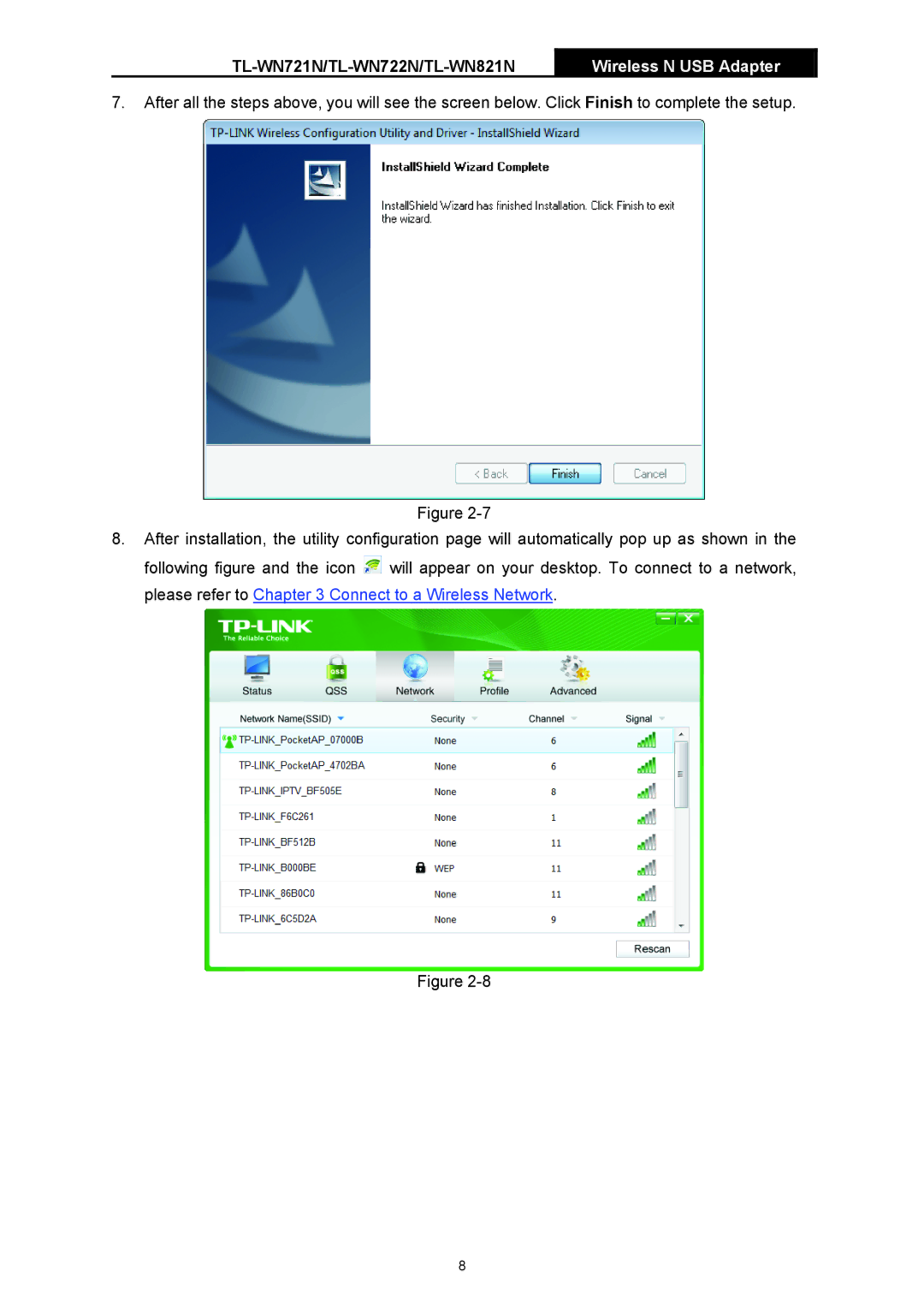 TP-Link manual TL-WN721N/TL-WN722N/TL-WN821N 