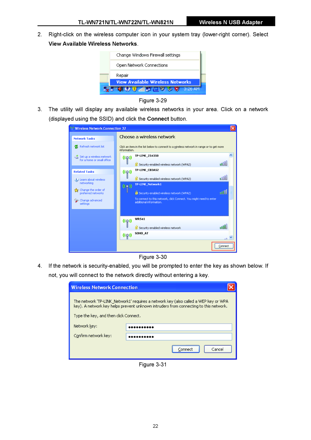 TP-Link manual TL-WN721N/TL-WN722N/TL-WN821N 