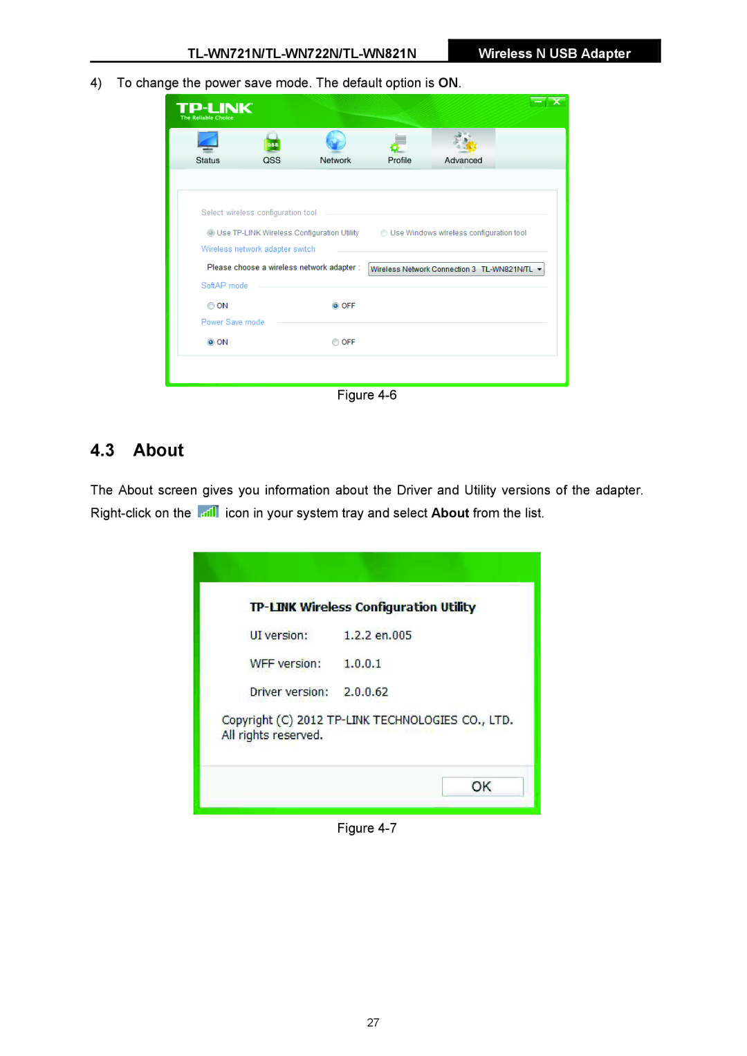 TP-Link TL-WN721N manual About 