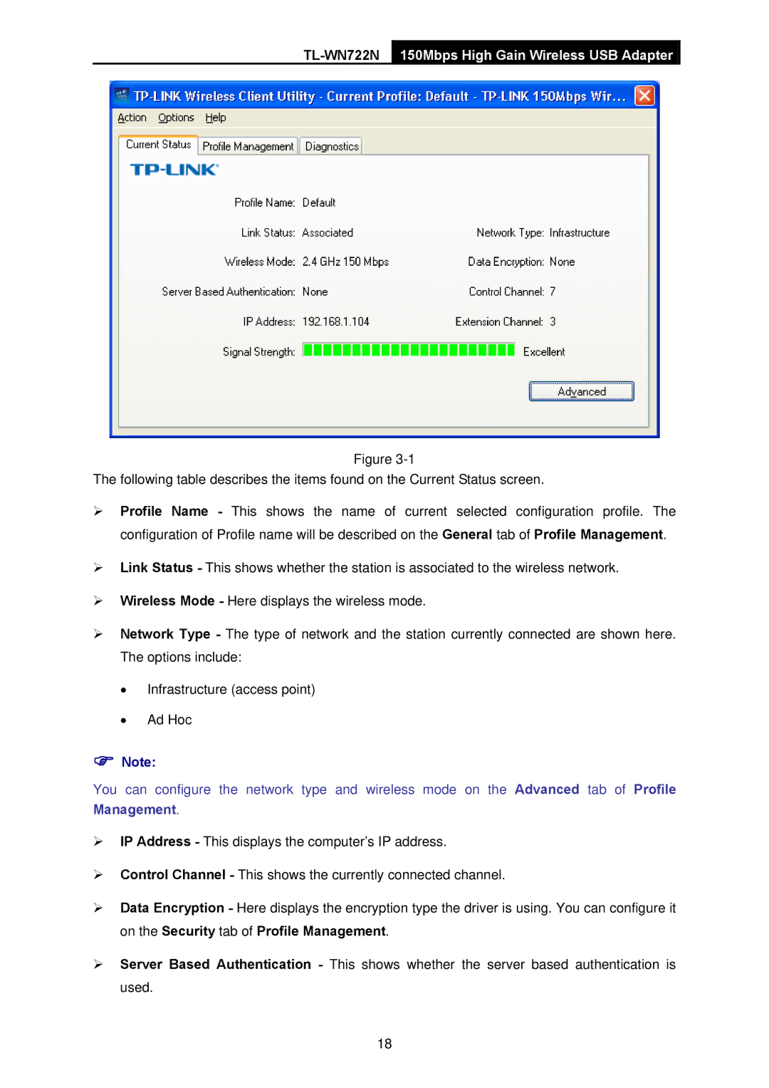 TP-Link manual TL-WN722N150Mbps High Gain Wireless USB Adapter 