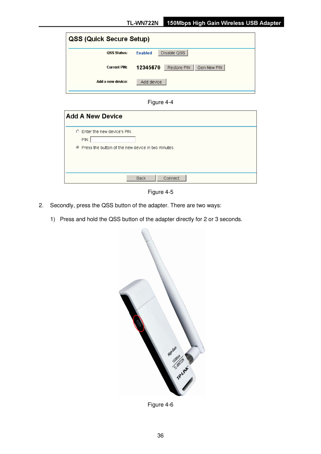 TP-Link manual TL-WN722N150Mbps High Gain Wireless USB Adapter 